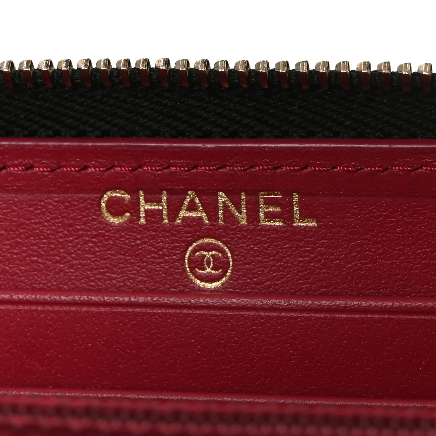 Goatskin Quilted Medium Chanel 19 Zipped Wallet Black - Image 6