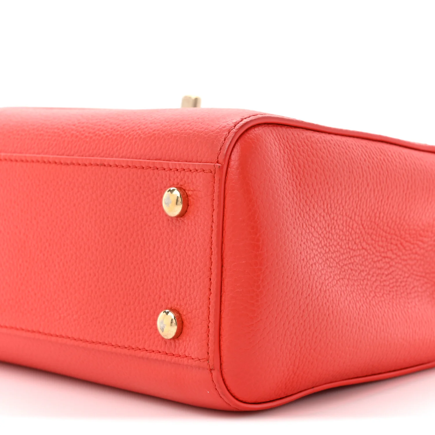 Grained Calfskin Mini Neo Executive Shopper Tote Red - Image 10