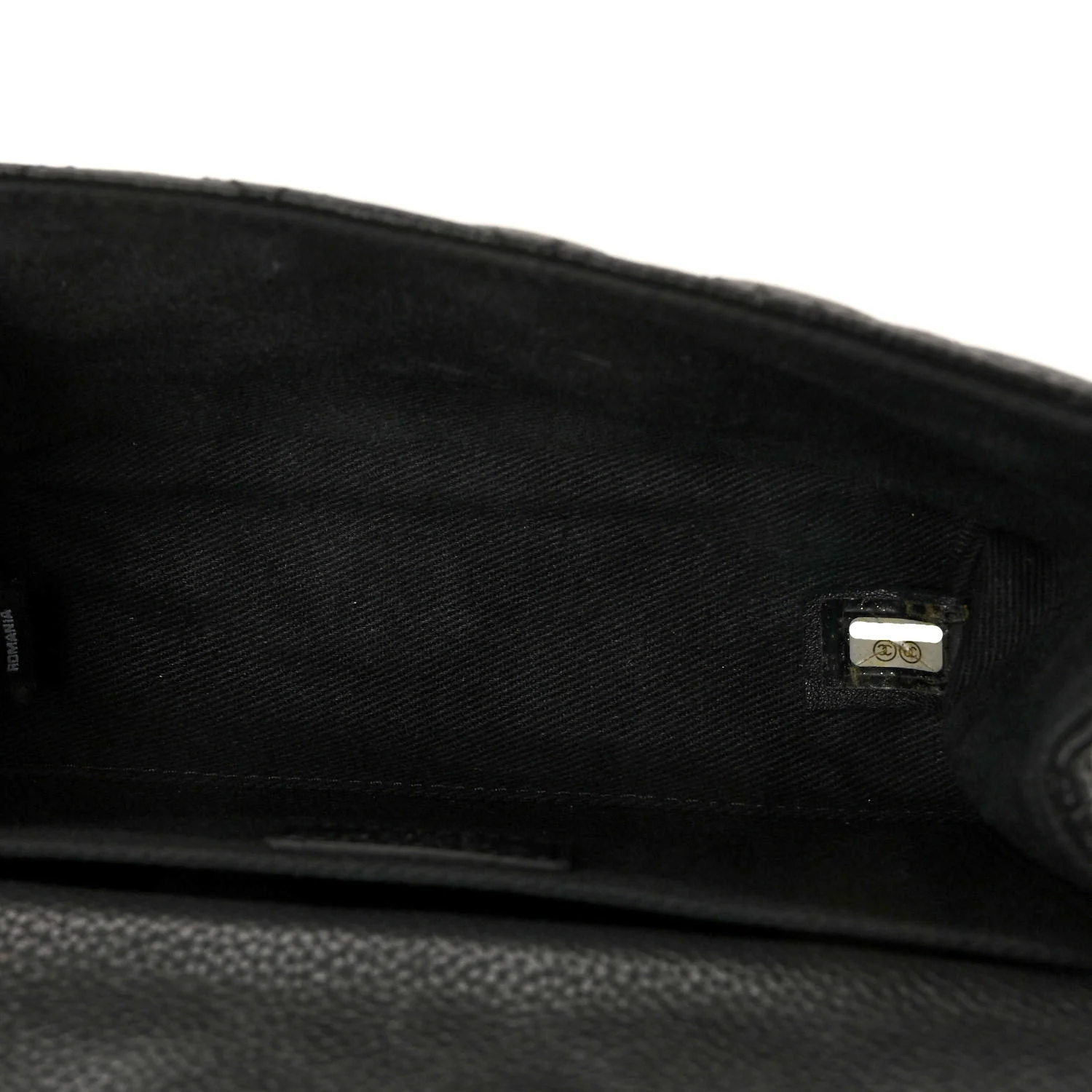Grained Calfskin Quilted 2.55 Reissue Flap Belt Bag Clutch Black - Image 8
