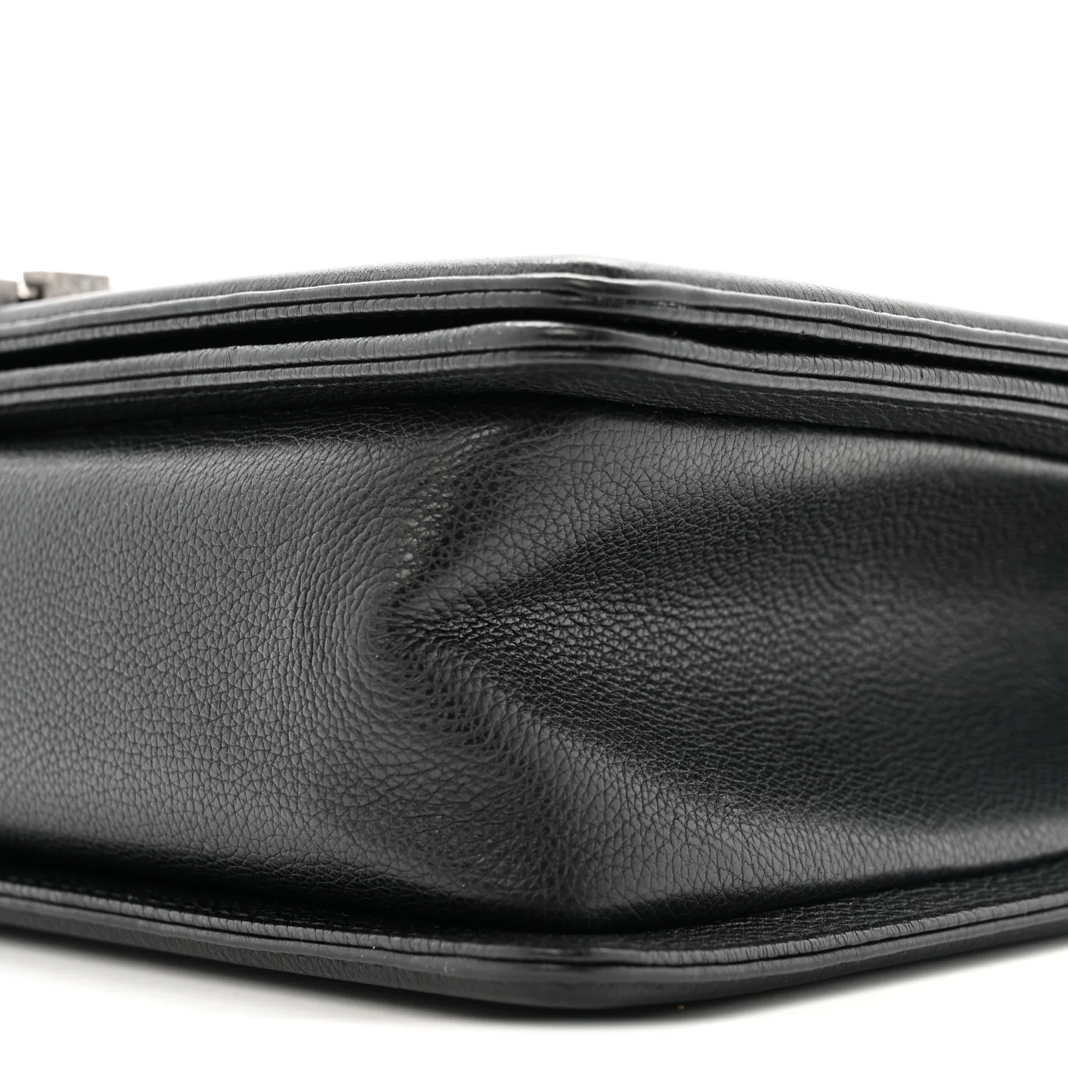 Grained Calfskin Quilted New Medium Boy Flap Black - Image 10