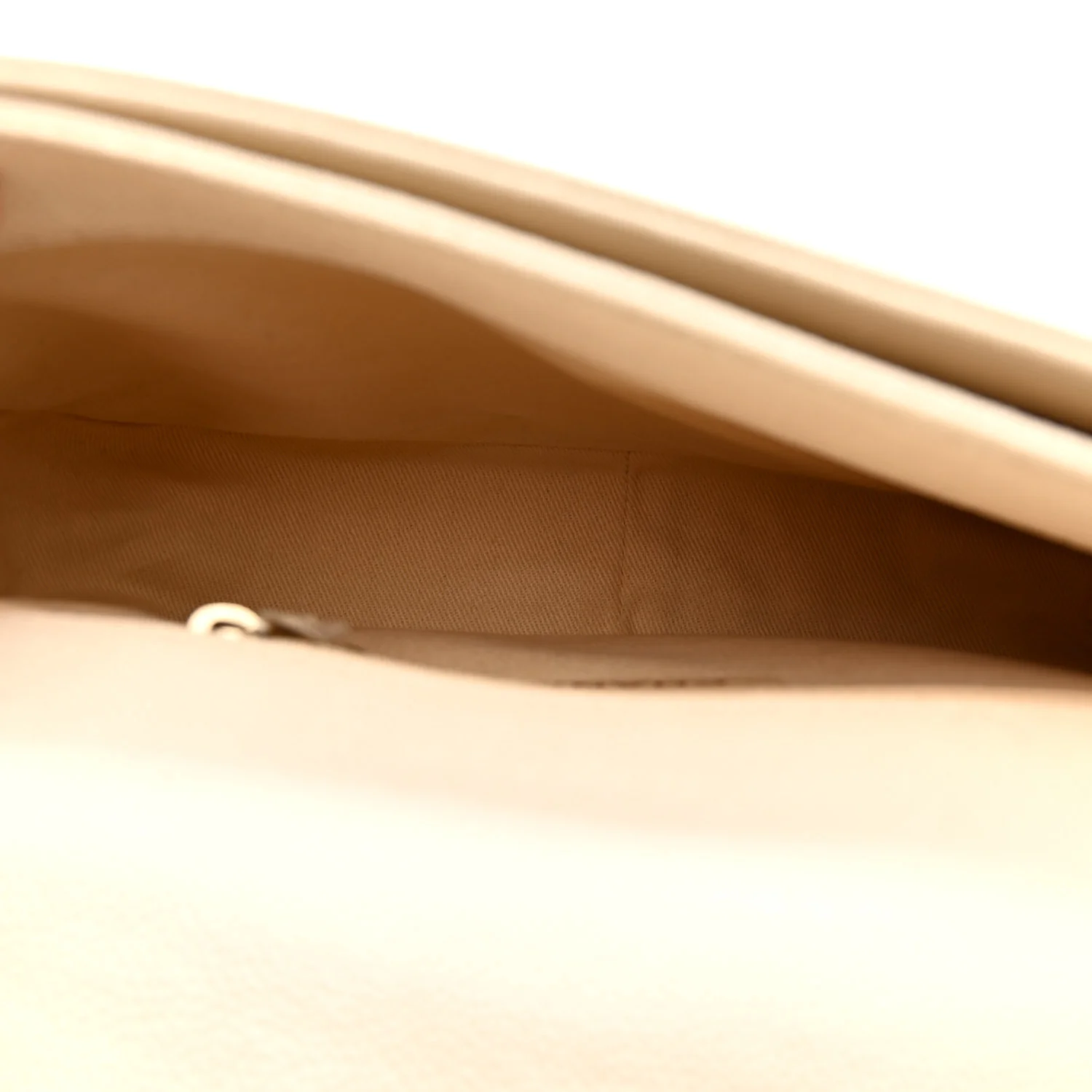 Grained Calfskin Quilted Small Cuba Top Handle Flap White - Image 5
