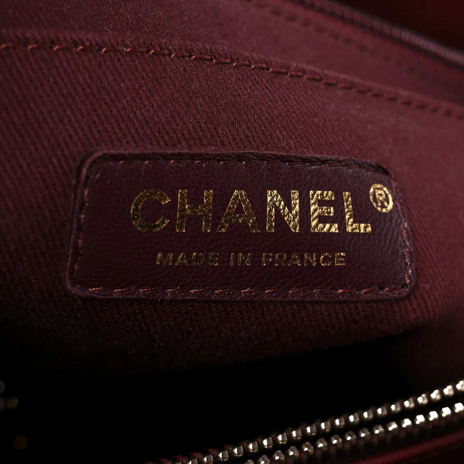 Grained Calfskin Small Neo Executive Shopper Tote Burgundy - Image 6