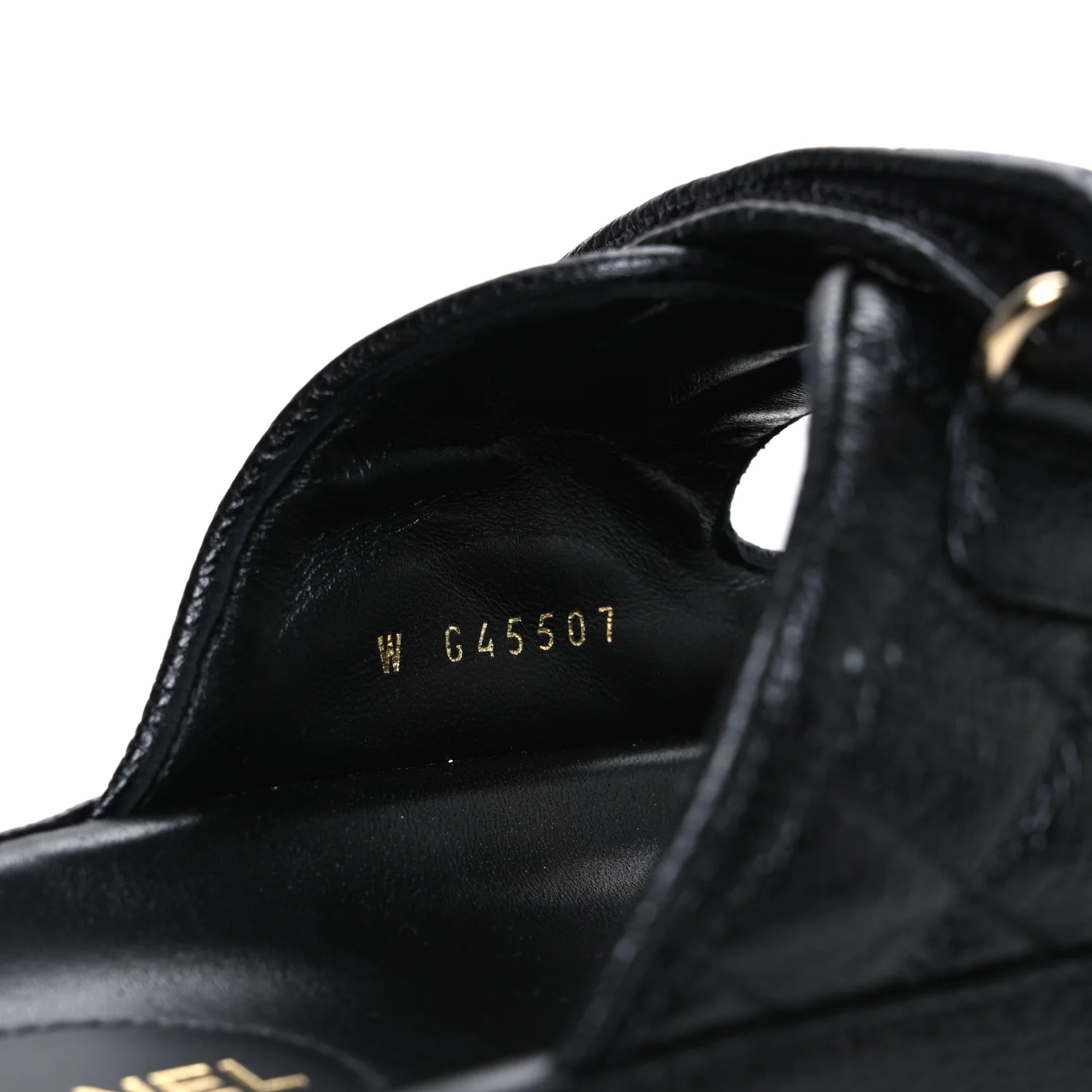 Grained Calfskin Velcro Dad Sandals 42 Black - Image 10