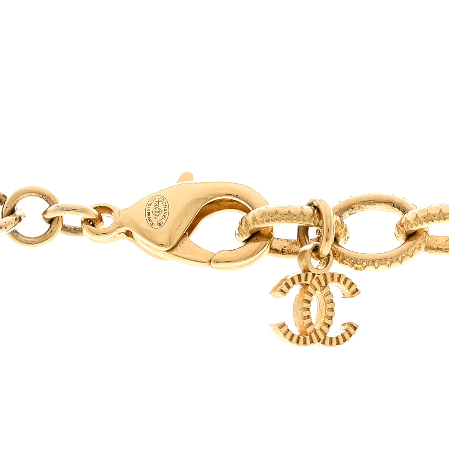 ID Dog Tag Charm Necklace Gold - Image 4