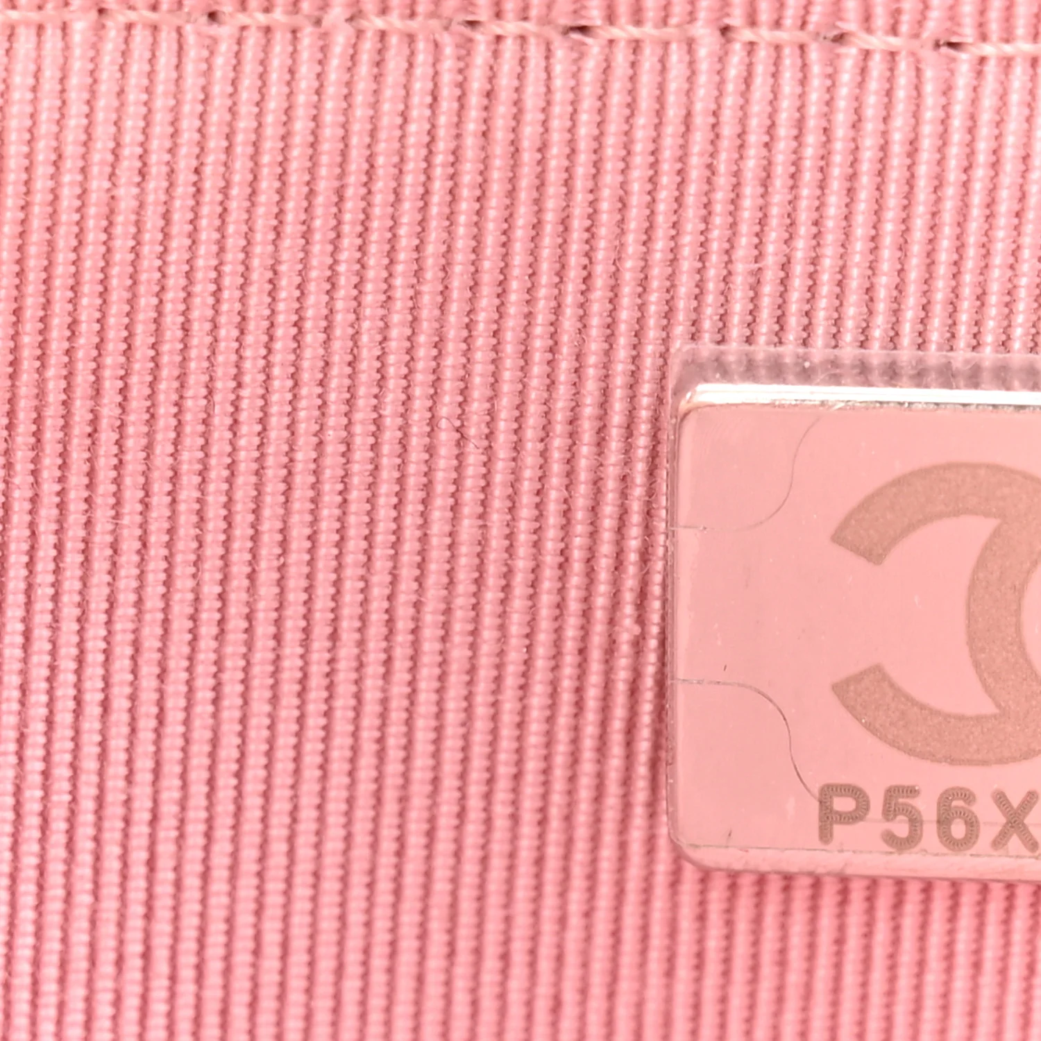 Iridescent Calfskin Quilted Wallet On Chain WOC Pink - Image 8