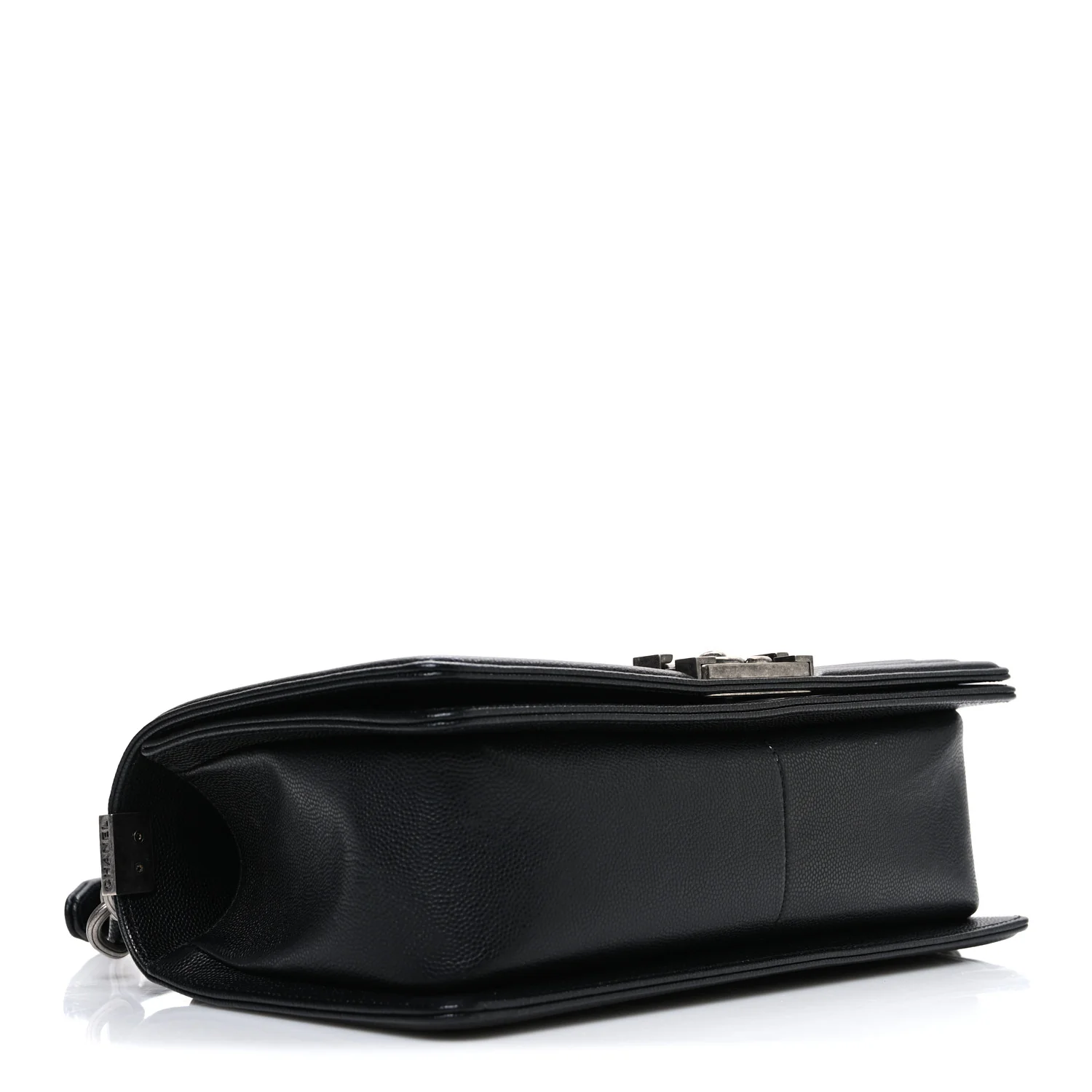 Iridescent Caviar Quilted Medium Boy Flap Black - Image 4
