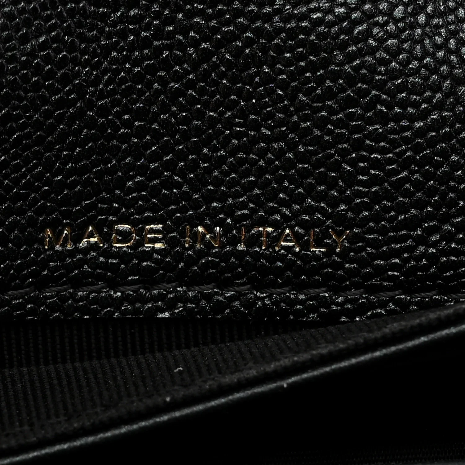 Iridescent Caviar Quilted Medium Flap Wallet Black - Image 6