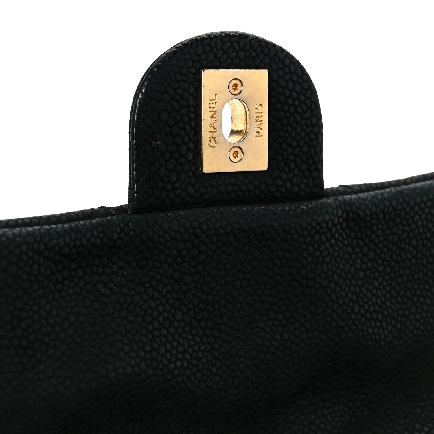 Iridescent Grained Calfskin Medium Globe Trotter Flap Black - Image 7