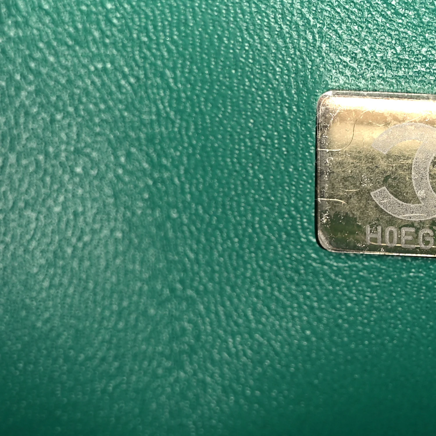 Iridescent Lambskin Quilted Mini Rectangular Flap Green - Image 8