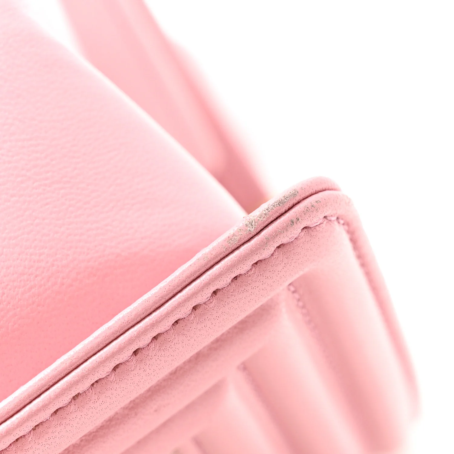 Iridescent Tweed Lambskin Medium Boy Flap Pink - Image 13
