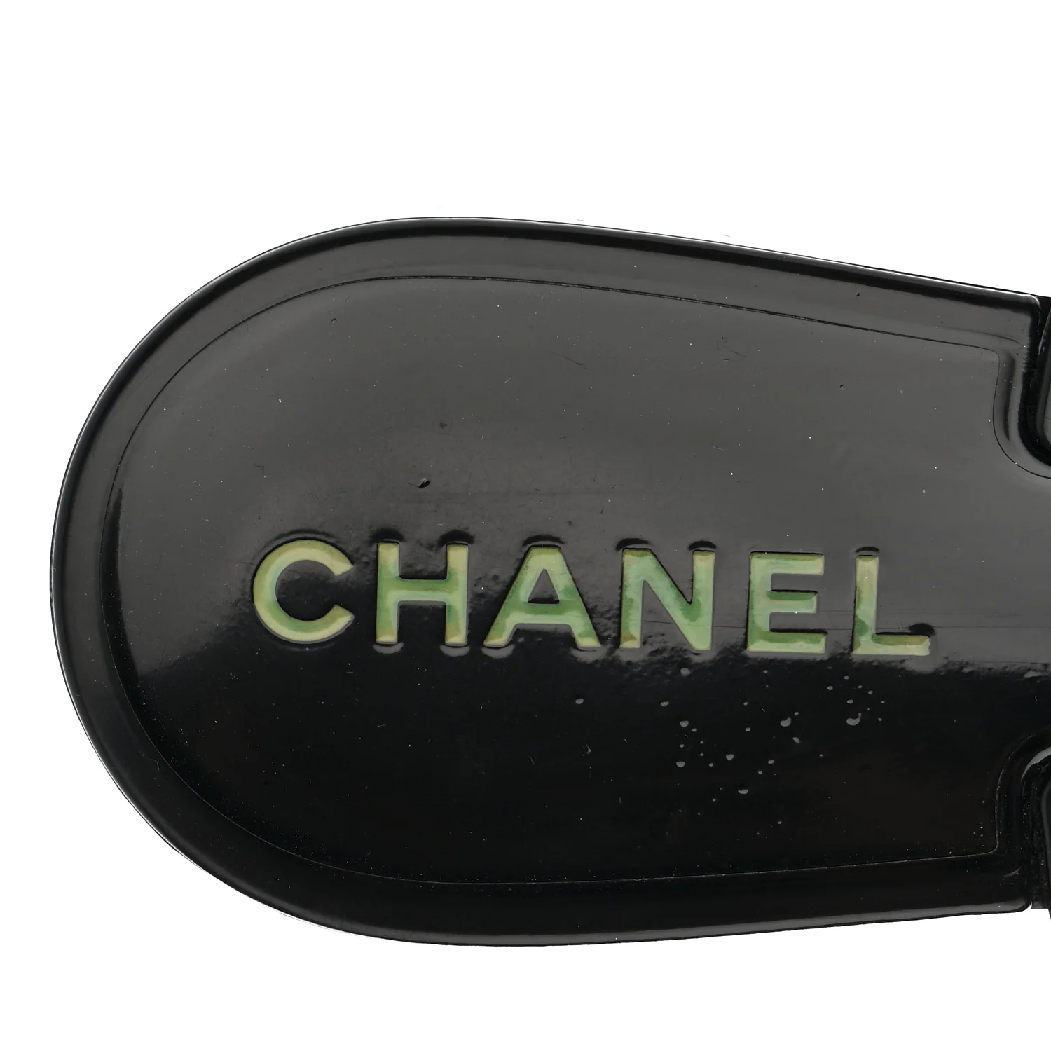 Jelly Camellia Thong Sandals 37 Black - Image 8