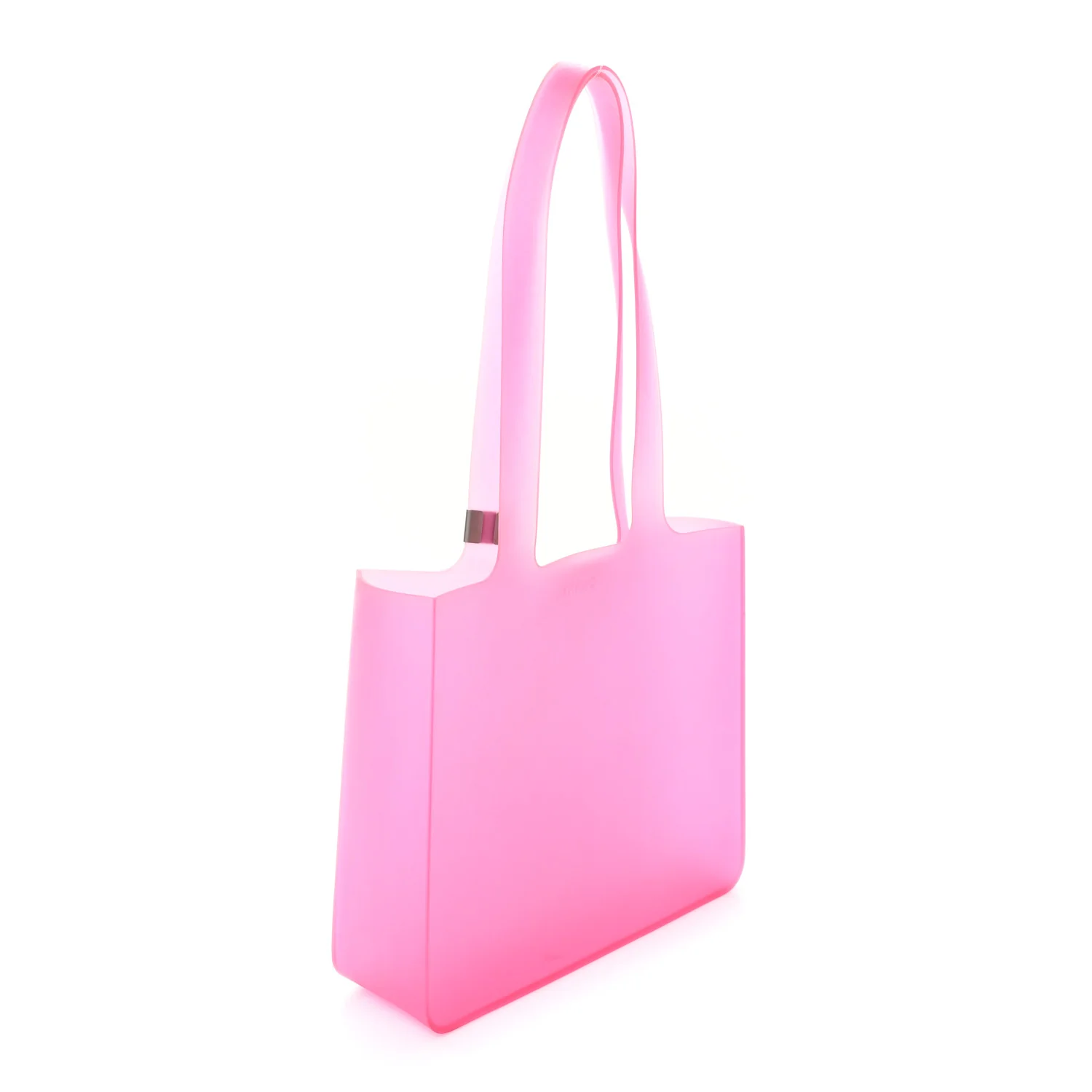 Jelly Rubber Tote Pink - Image 3