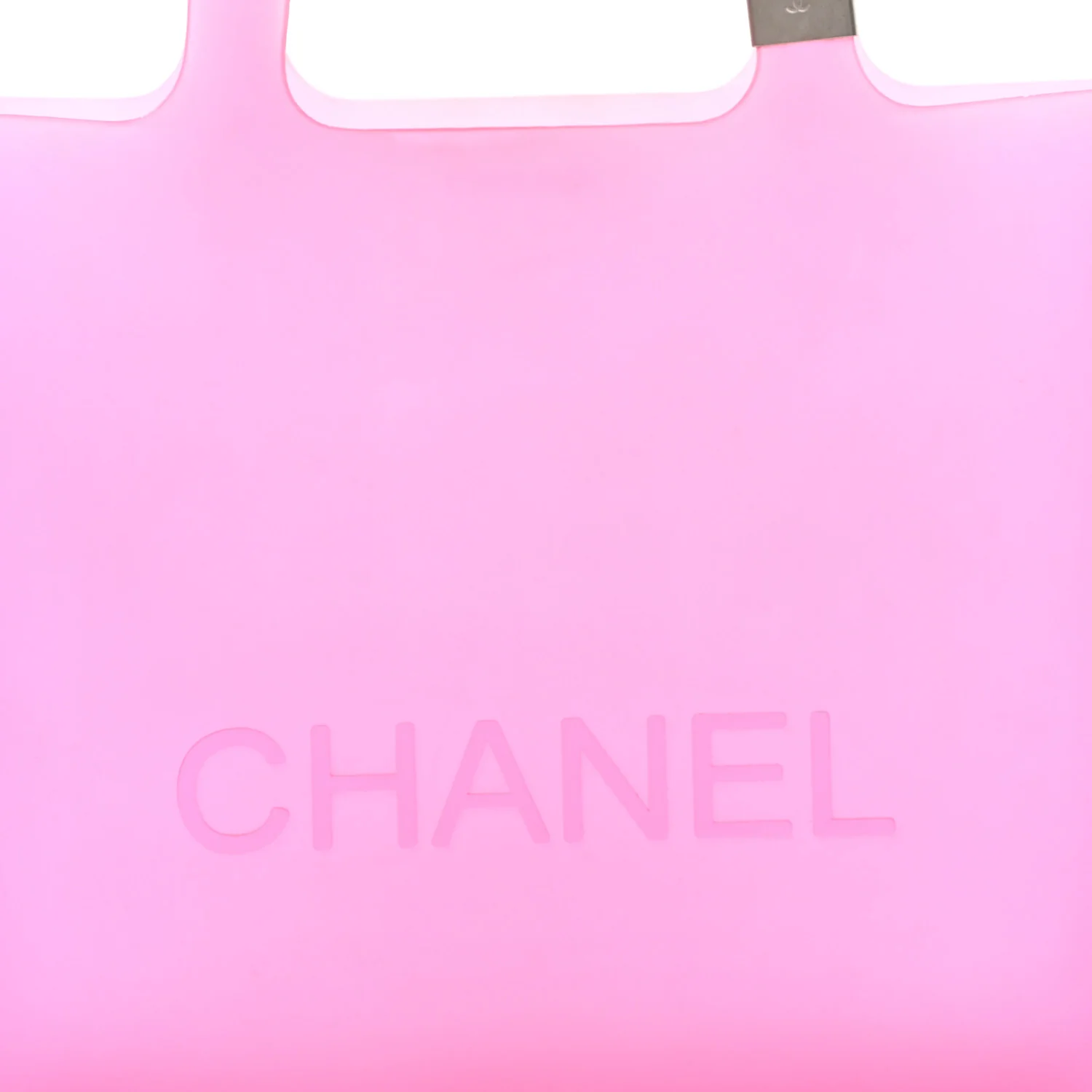 Jelly Rubber Tote Pink - Image 7