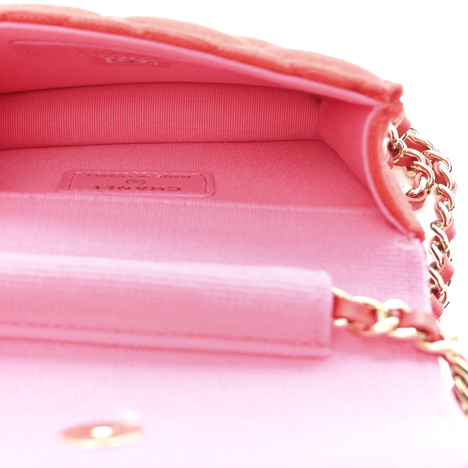 Jersey Quilted Micro Mini Flap Red - Image 5