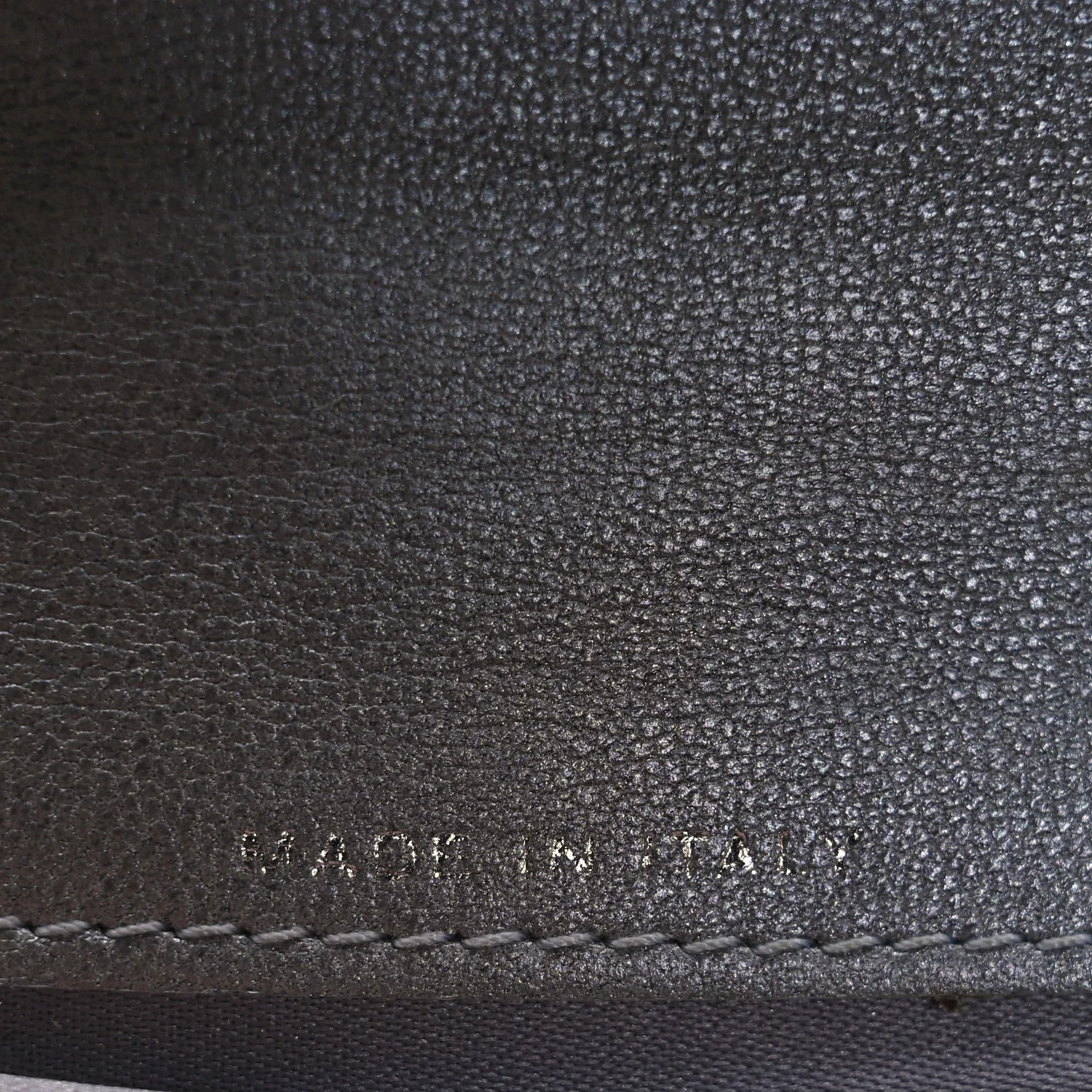 Lambskin Camellia Embossed Long Double Wallet Black - Image 7