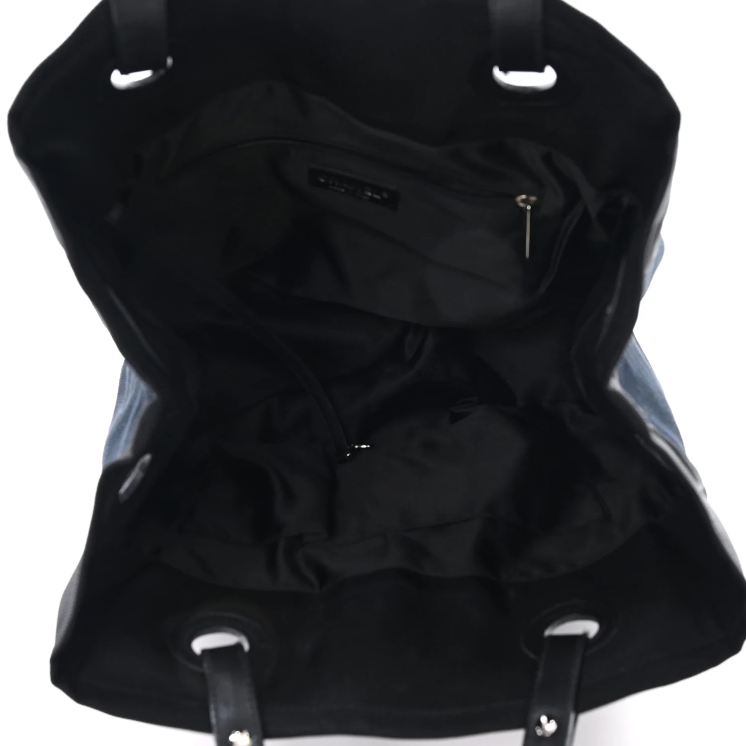 Lambskin Canvas CC Shopping Tote Black - Image 5