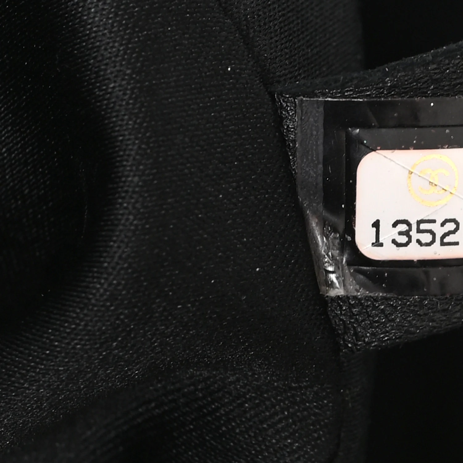 Lambskin Canvas CC Shopping Tote Black - Image 7