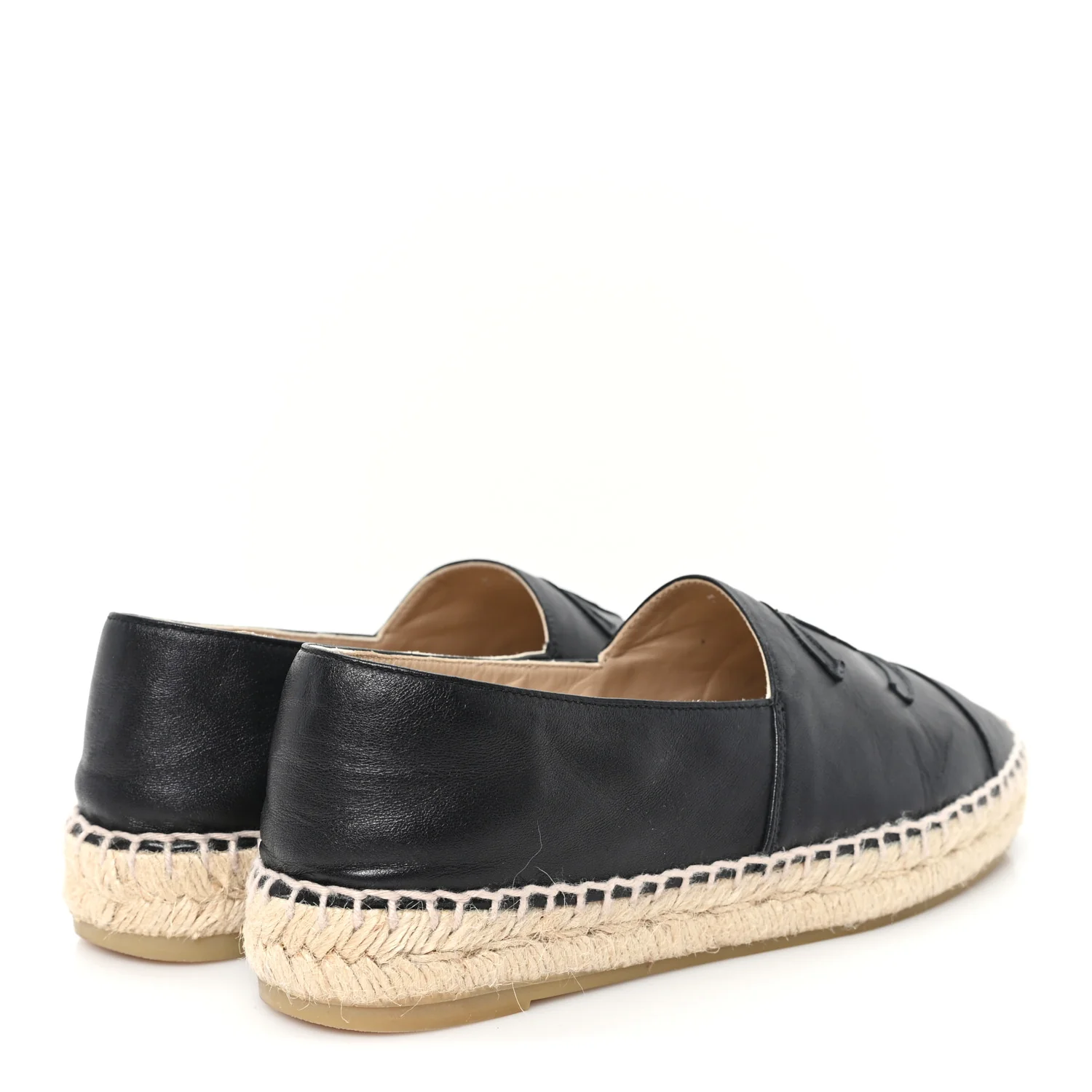 Lambskin CC Espadrilles 36 Black - Image 5