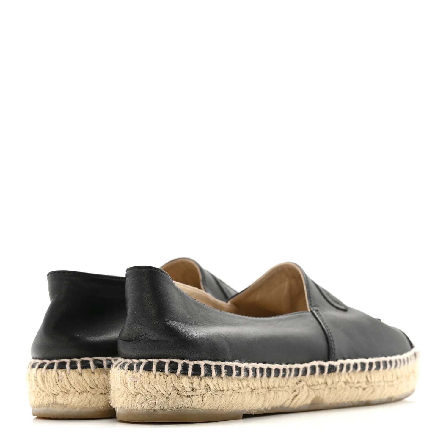 Lambskin CC Espadrilles 39 Black - Image 5