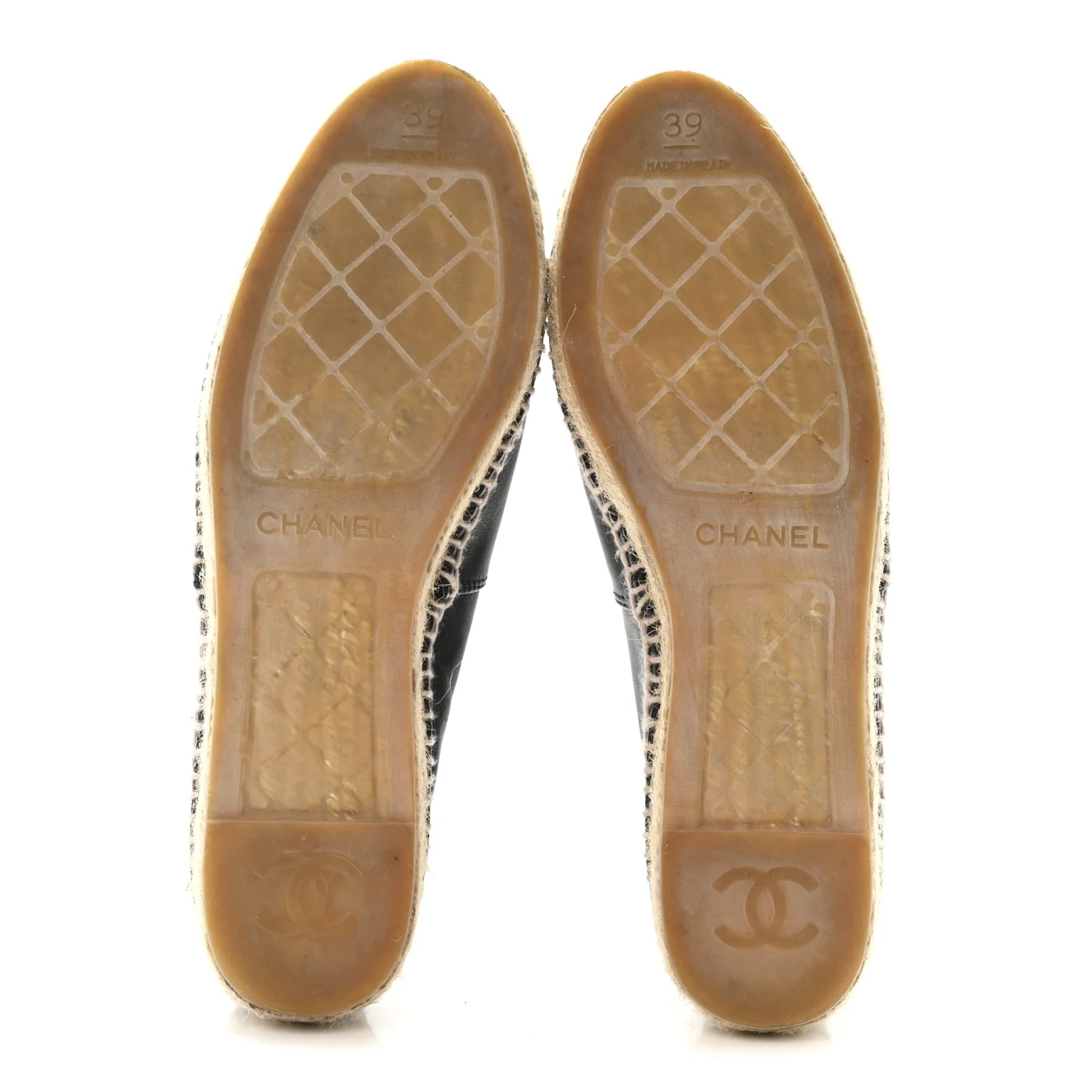 Lambskin CC Espadrilles 39 Black - Image 6