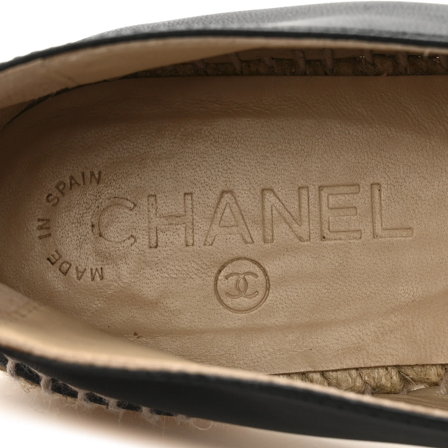 Lambskin CC Espadrilles 39 Black - Image 7
