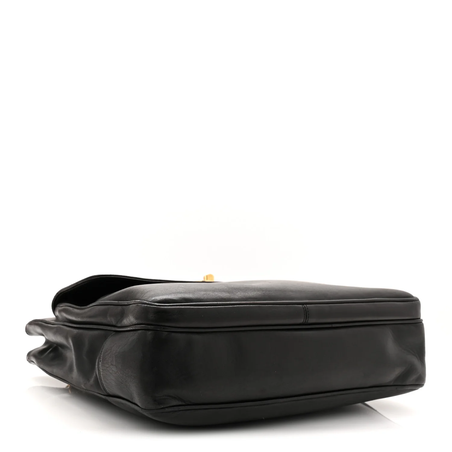 Lambskin CC Flap Shopping Tote Black - Image 4
