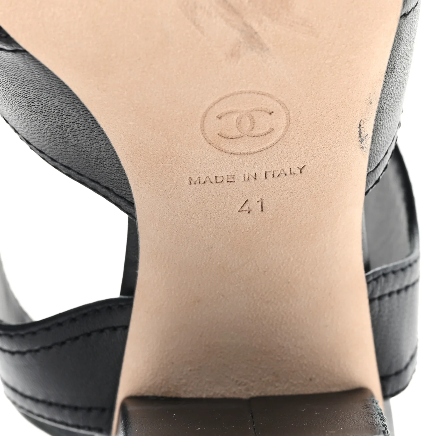 Lambskin CC Turnlock Sandals 41 Black - Image 7
