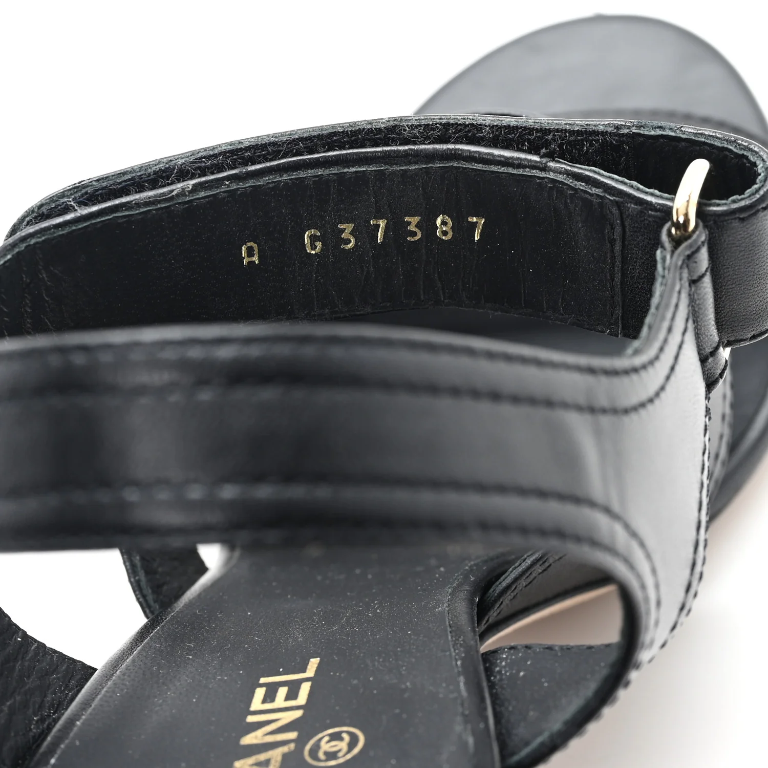 Lambskin CC Turnlock Sandals 41 Black - Image 9