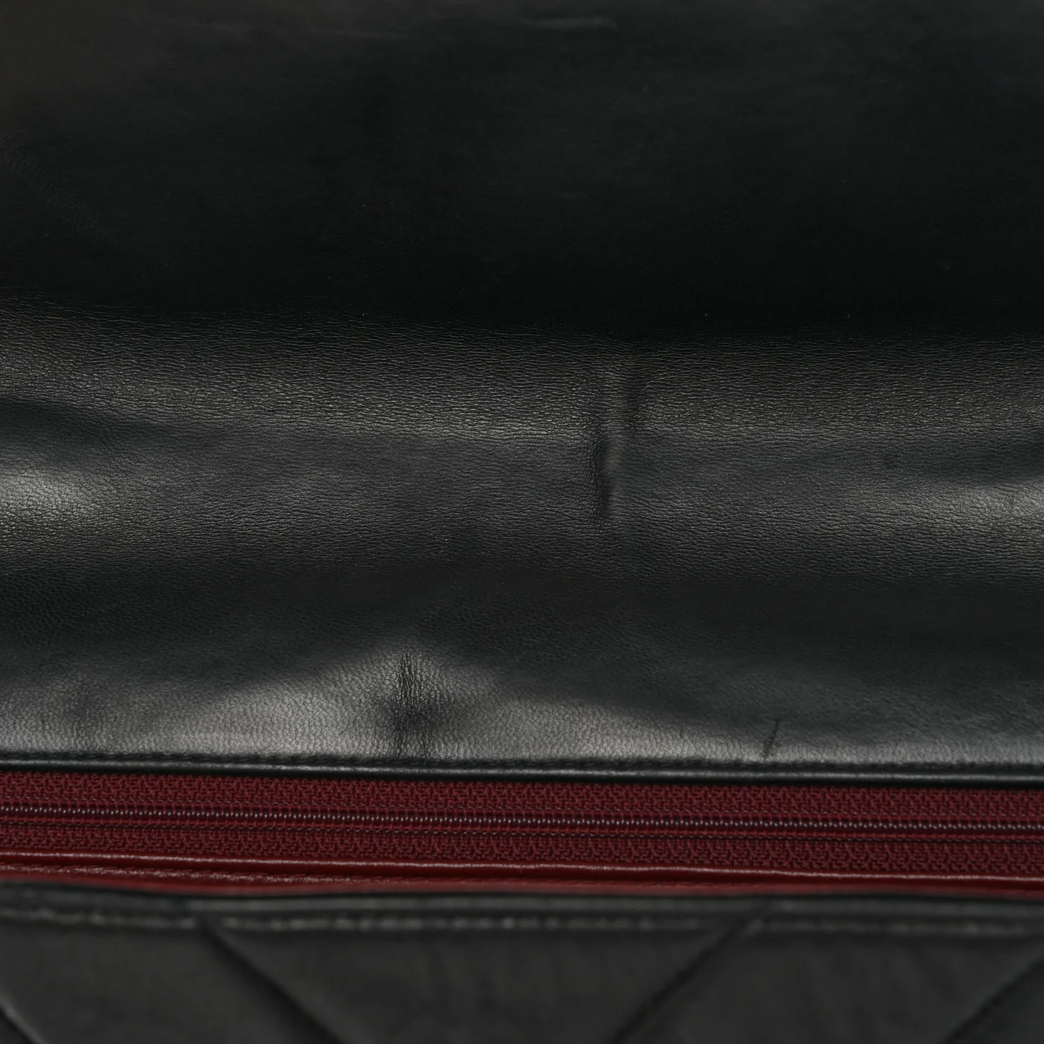Lambskin Chevron Quilted Mini Kelly Flap Black - Image 11