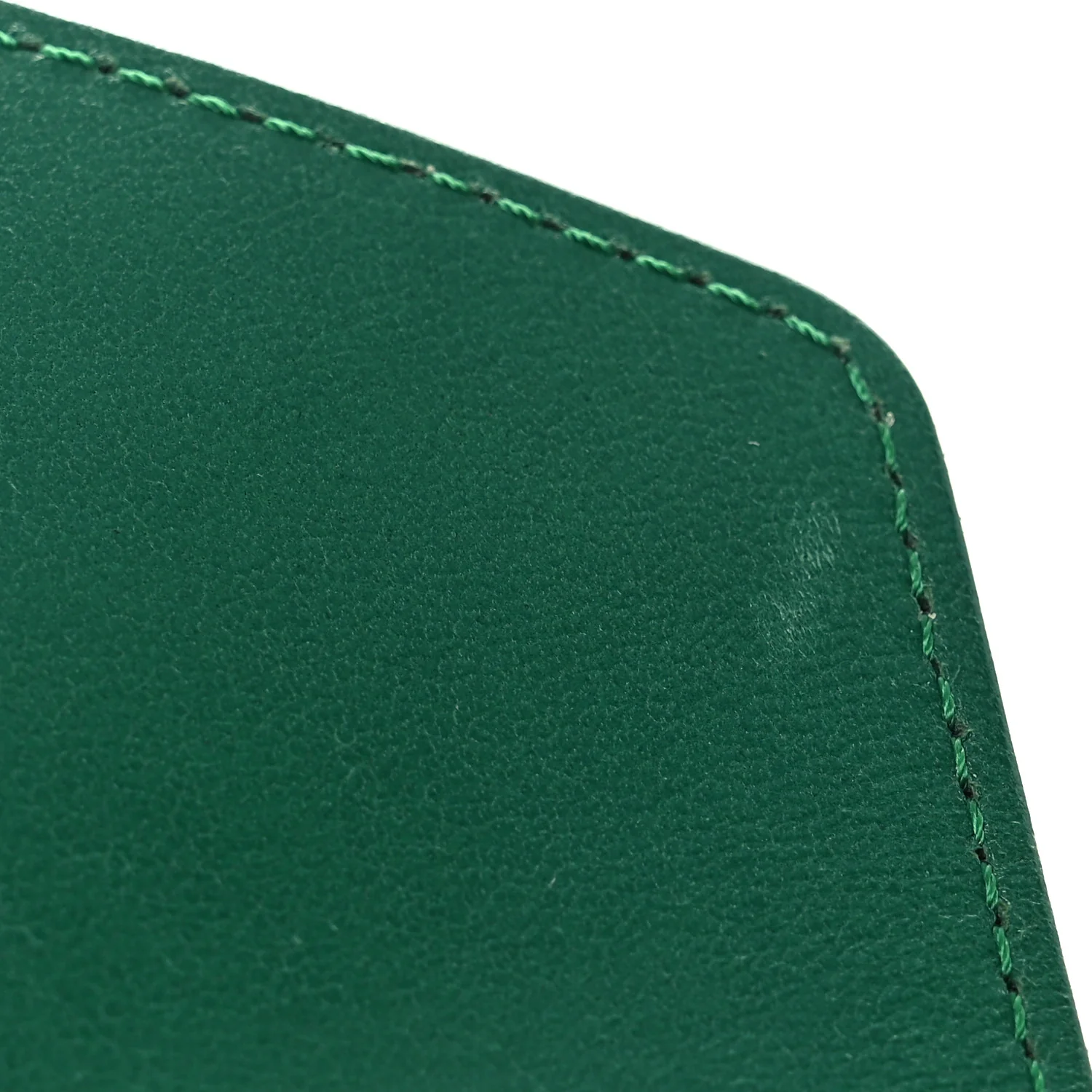 Lambskin Chevron Stitched Envelope Flap Bag Green - Image 12