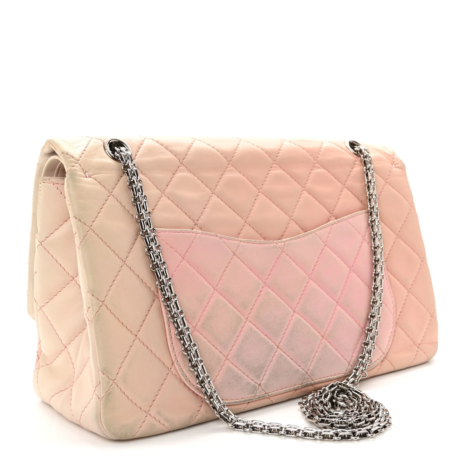Lambskin Degrade Quilted 2.55 Reissue 227 Flap Light Pink - Image 3