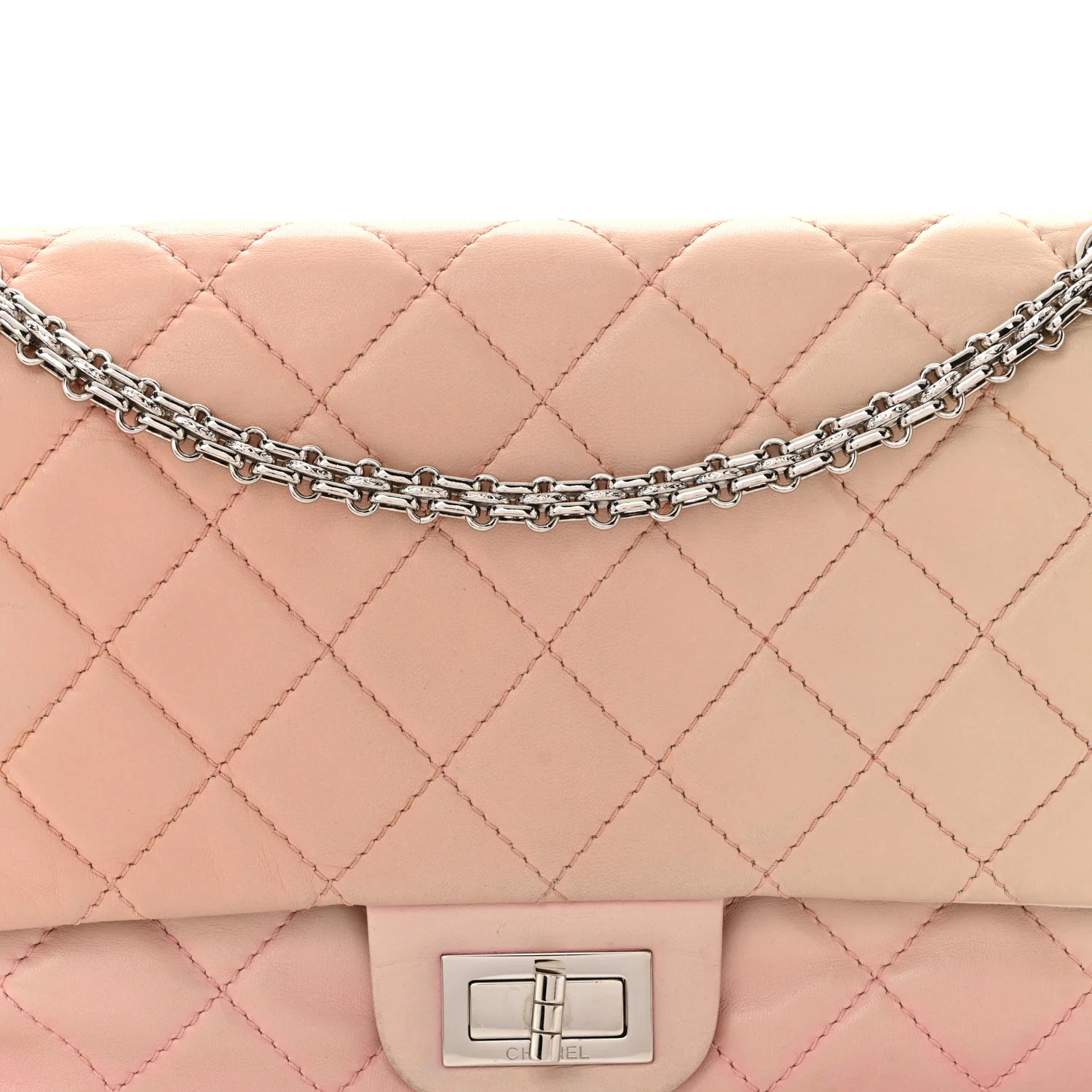 Lambskin Degrade Quilted 2.55 Reissue 227 Flap Light Pink - Image 8