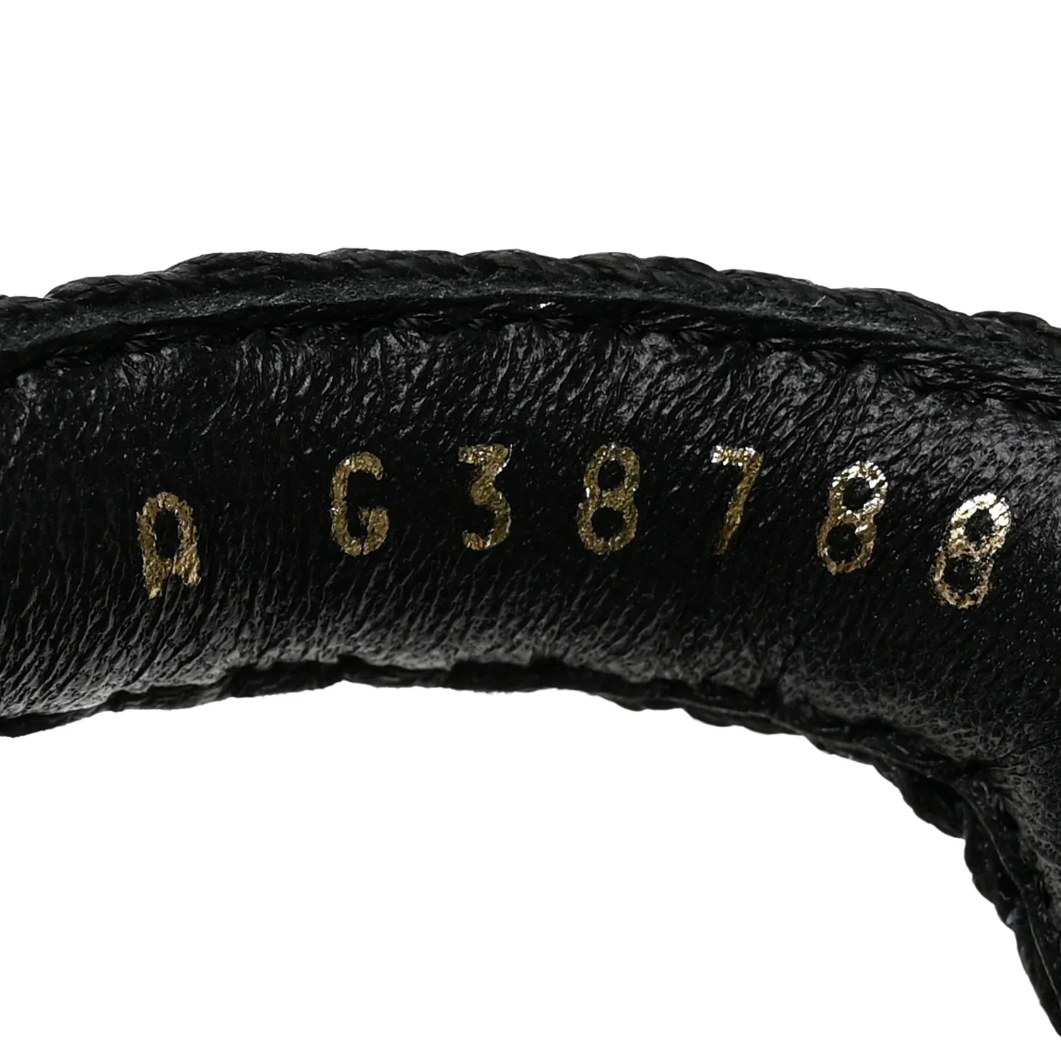 Lambskin Embroidered CC Thong Sandals 38 Black - Image 8