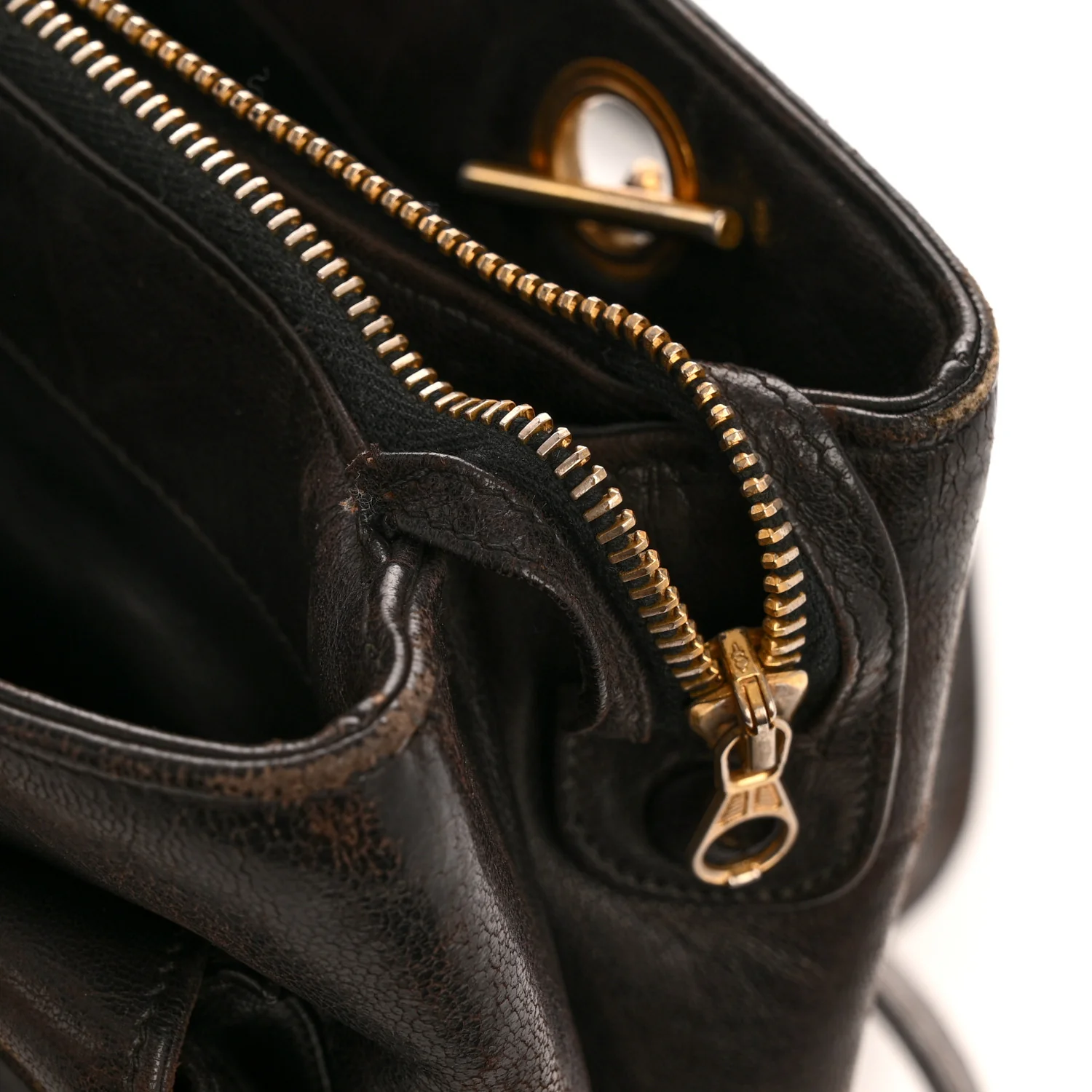 Lambskin Flap Shoulder Bag Black - Image 14