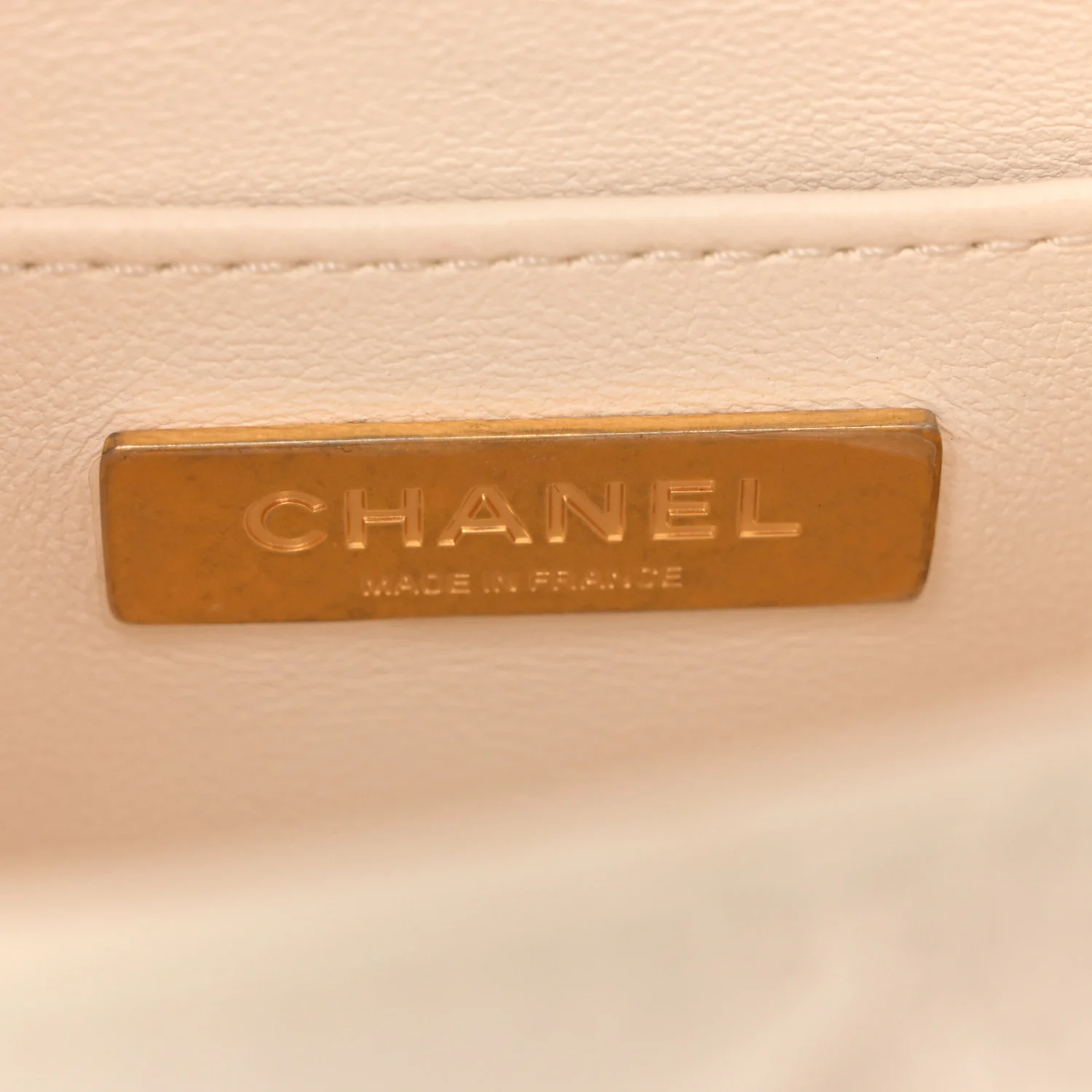 Lambskin Handle Crush Top Handle Flap Bag White - Image 6