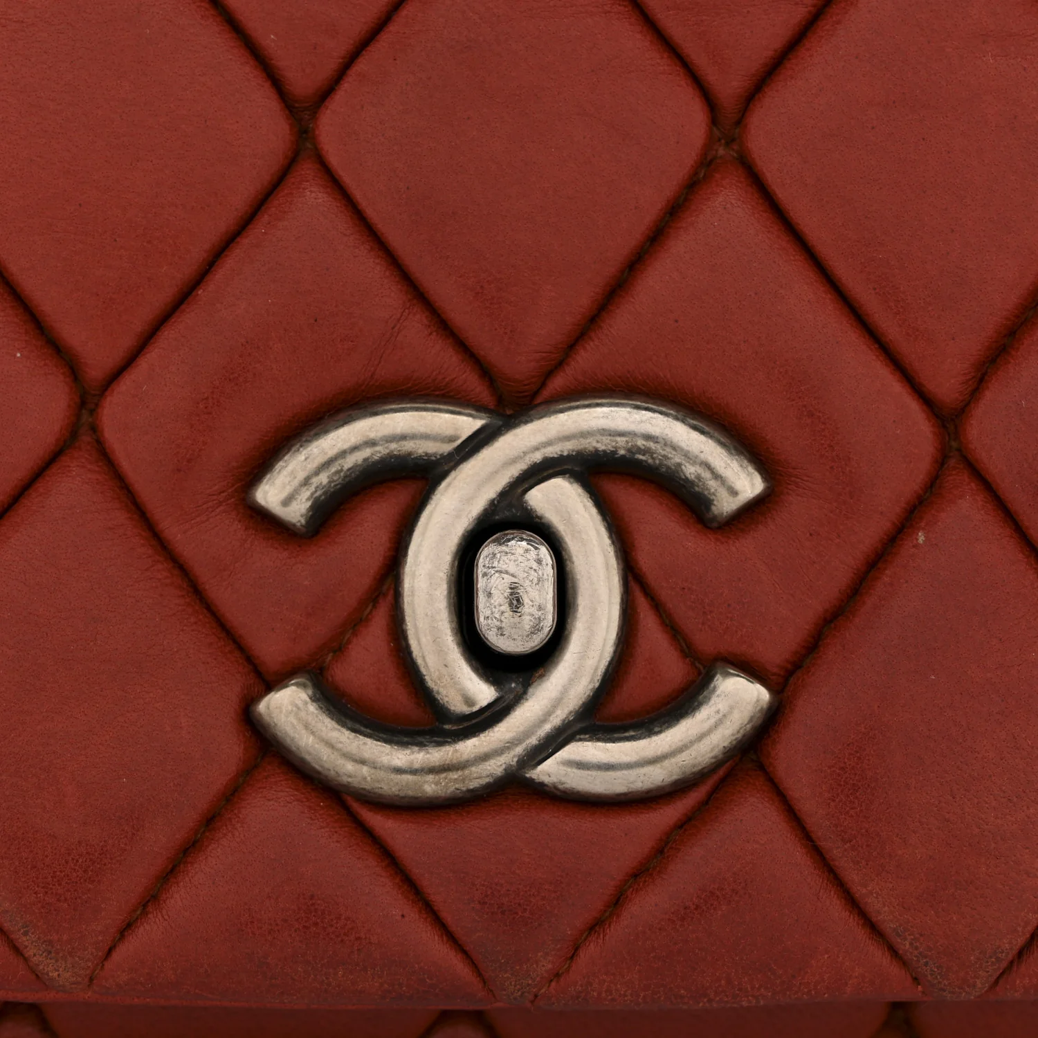 Lambskin Large New Bubble Flap Red - Image 12