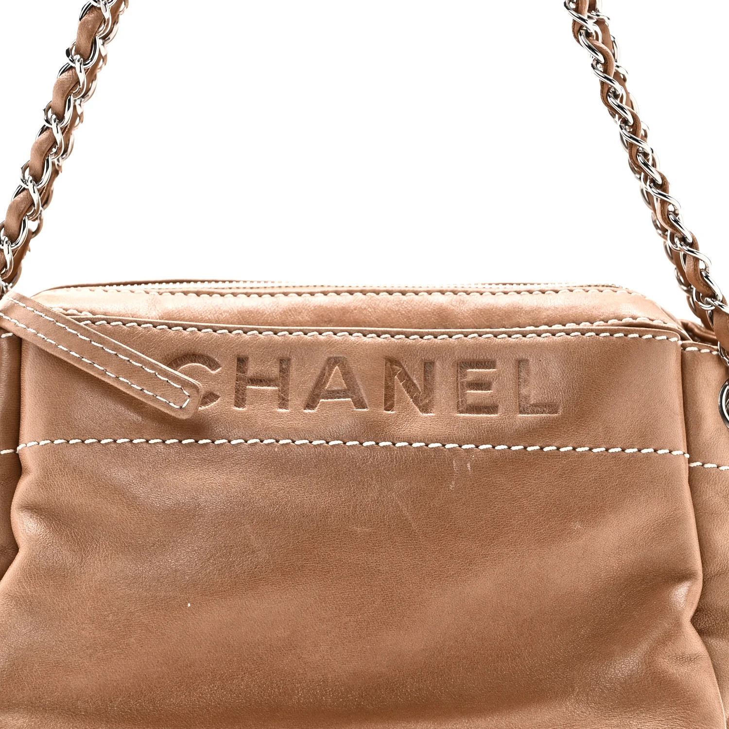 Lambskin Lax Accordion Hobo Brown - Image 8