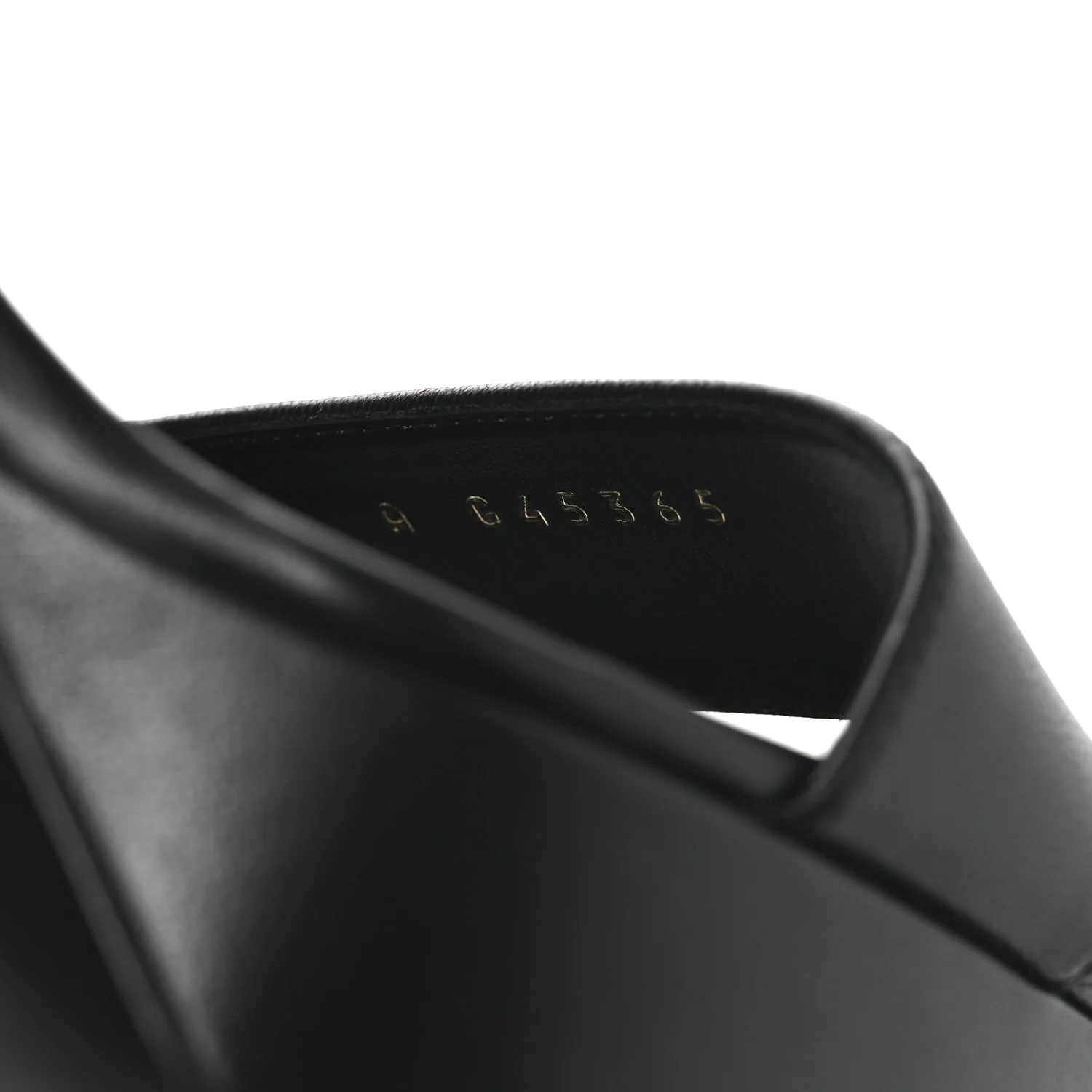 Lambskin Logo Platform Sandals 41 Black - Image 10