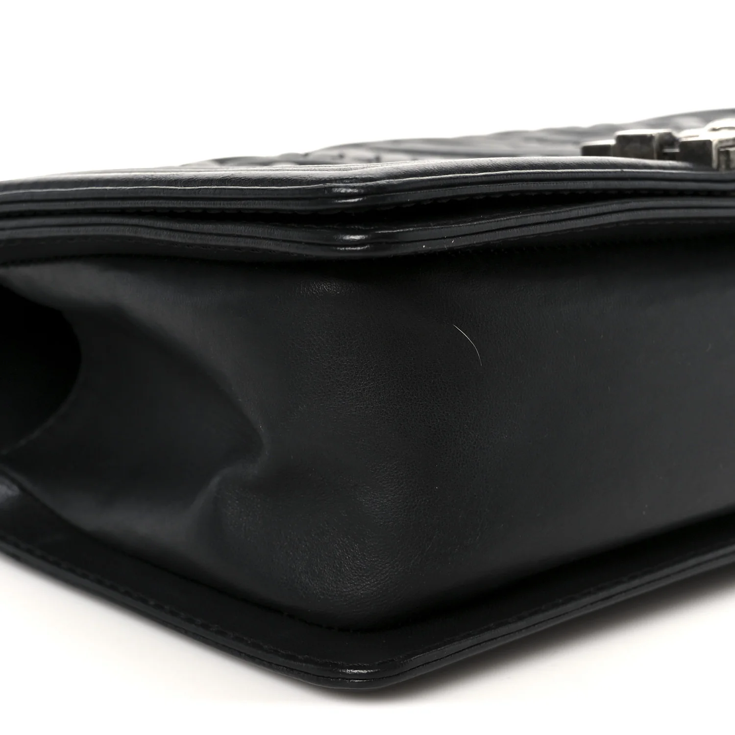 Lambskin Medium Celtic Boy Flap Black - Image 9