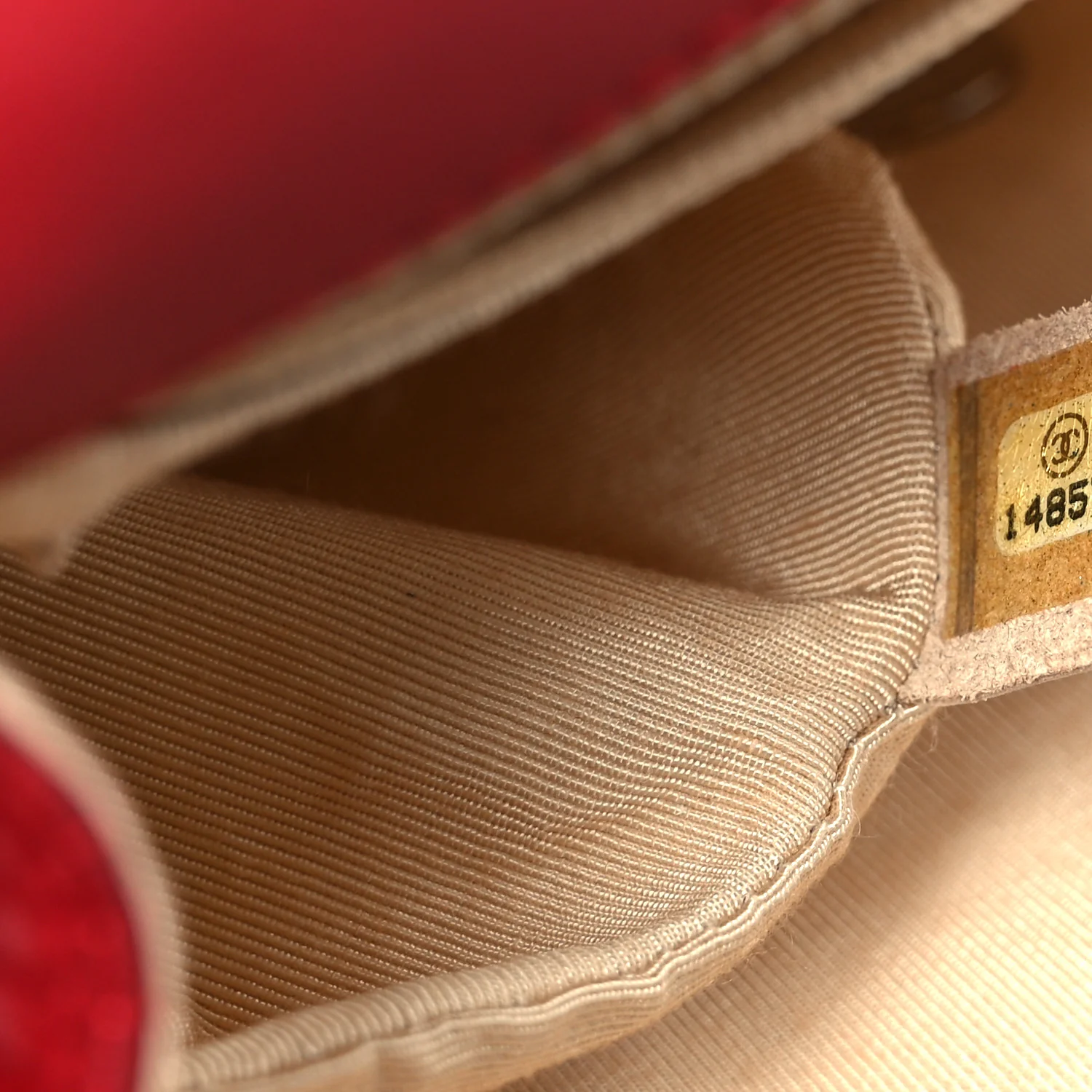 Lambskin Medium Coco Rider Flap Red - Image 8