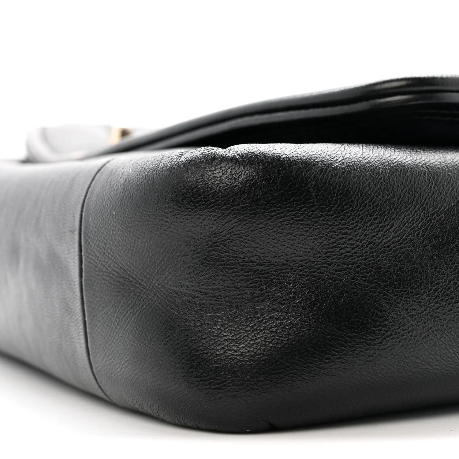 Lambskin Medium Simply Flap Black - Image 10