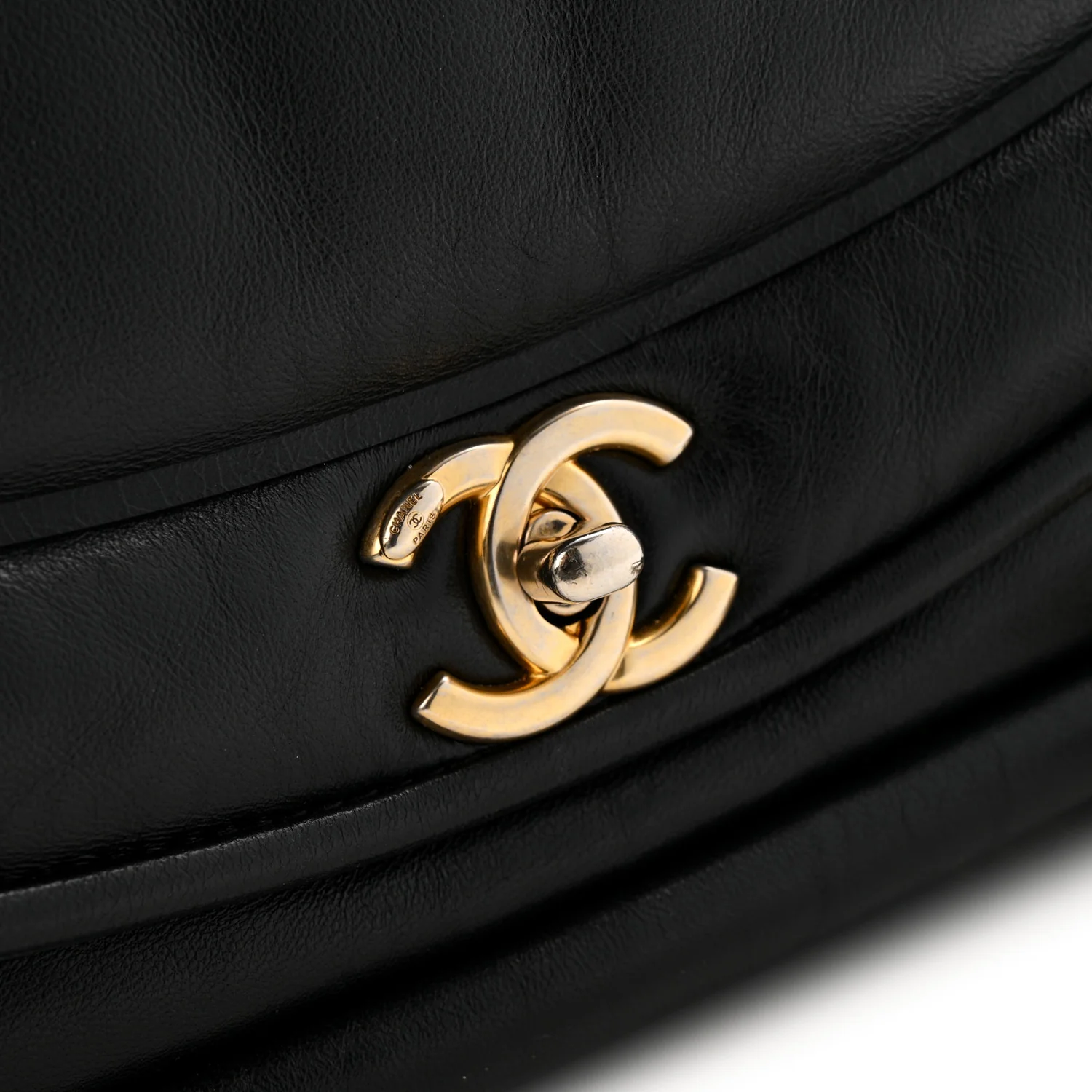 Lambskin Medium Simply Flap Black - Image 14