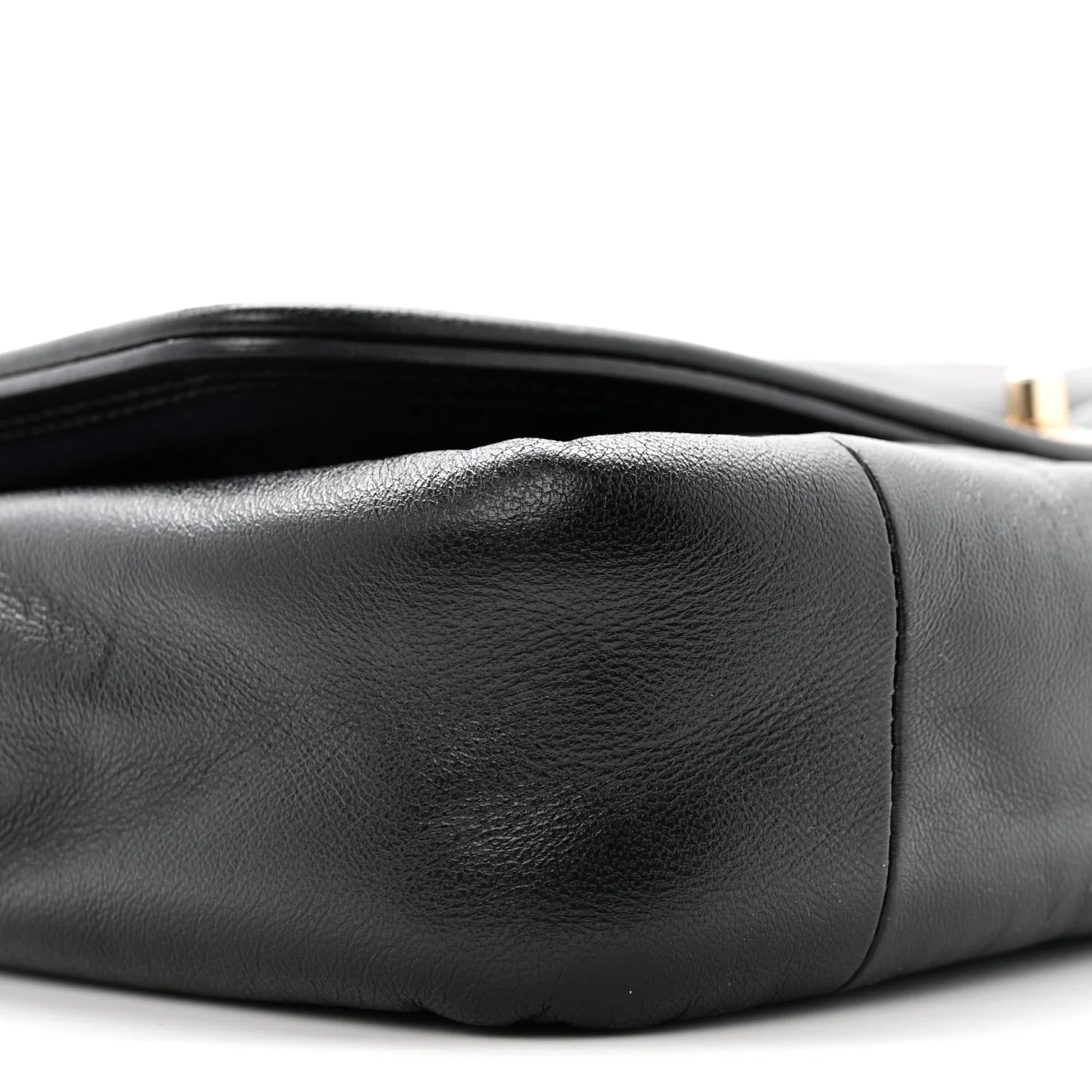 Lambskin Medium Simply Flap Black - Image 9