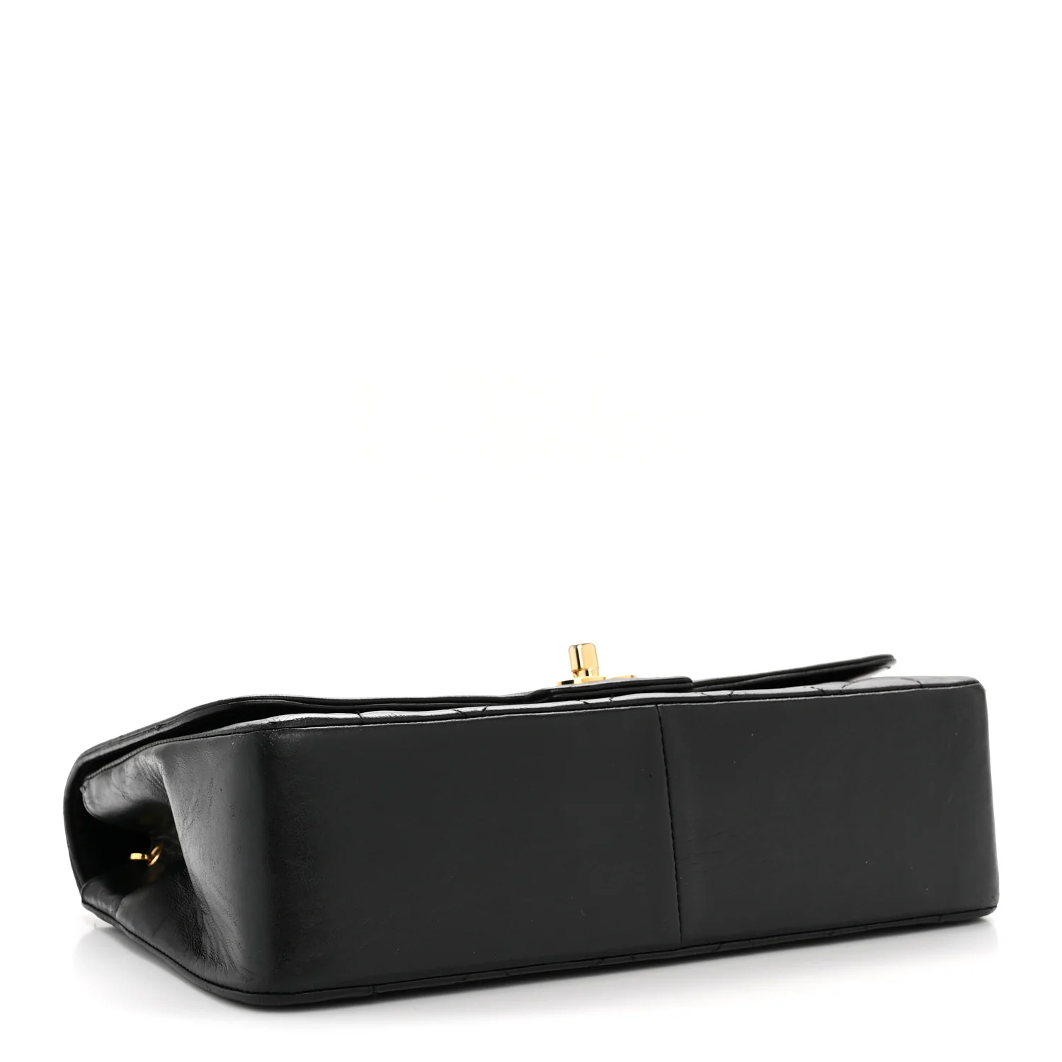 Lambskin Medium Single Flap Black - Image 4