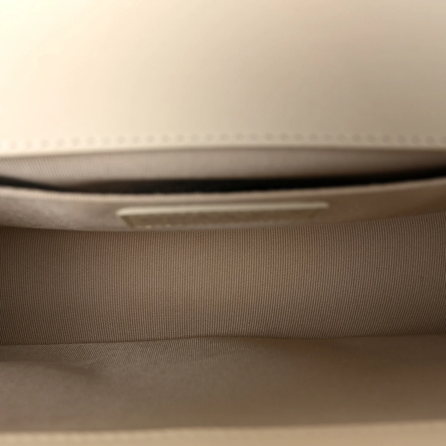Lambskin Perforated Medium Boy Flap White - Image 5