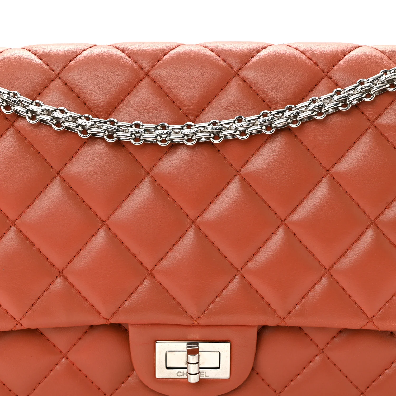 Lambskin Quilted 2.55 Reissue 226 Flap Dark Beige - Image 8