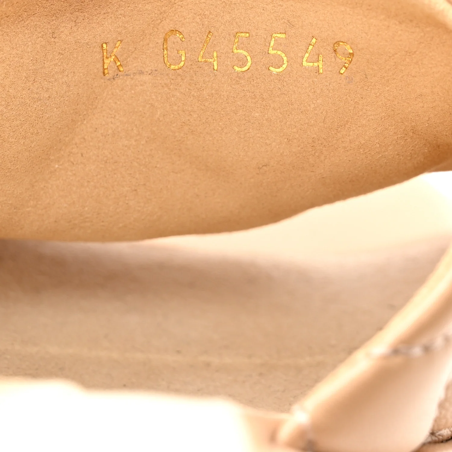 Lambskin Quilted Camelia CC Wedge Sandal Mules 37 Beige - Image 8