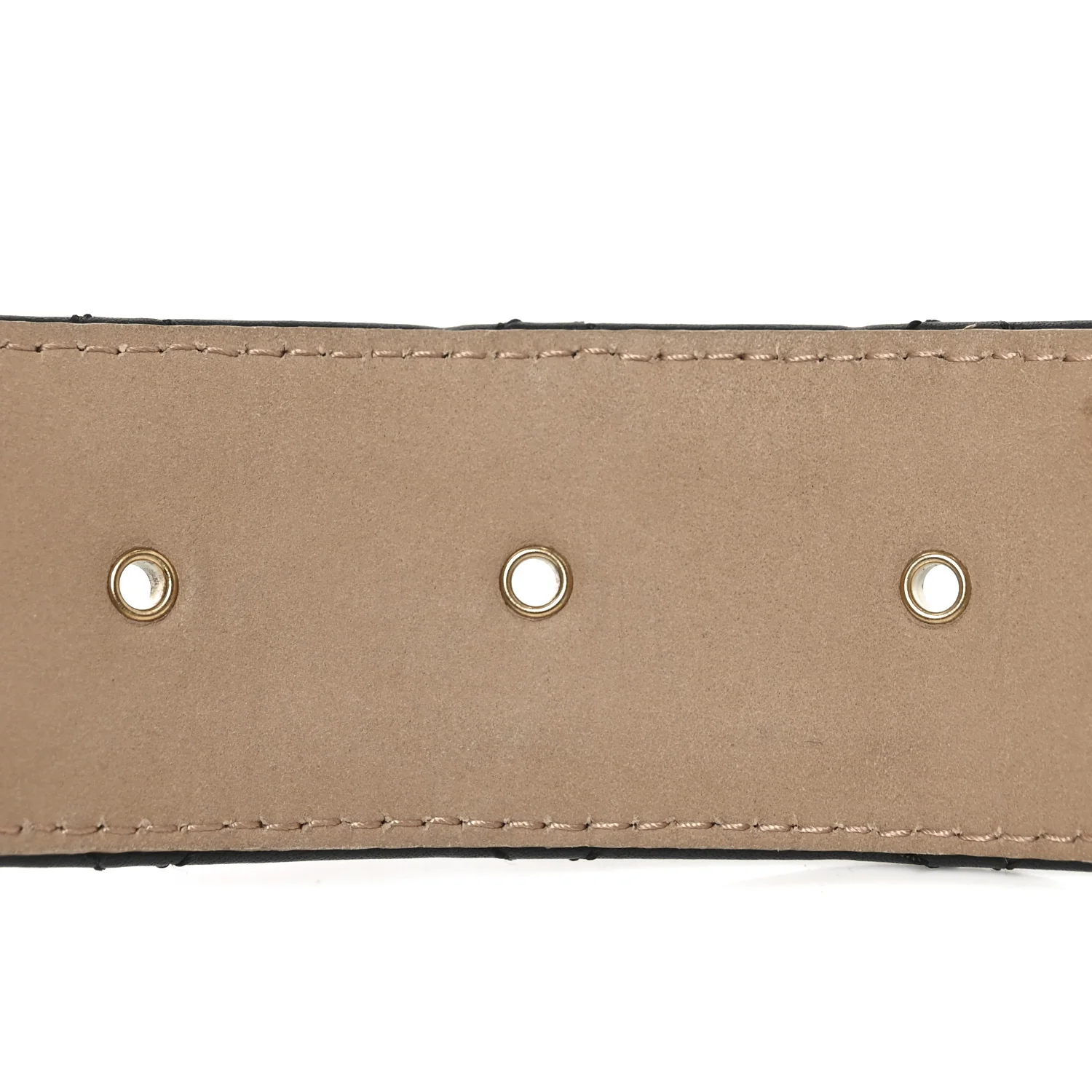 Lambskin Quilted CC Belt 95 38 Black - Image 3