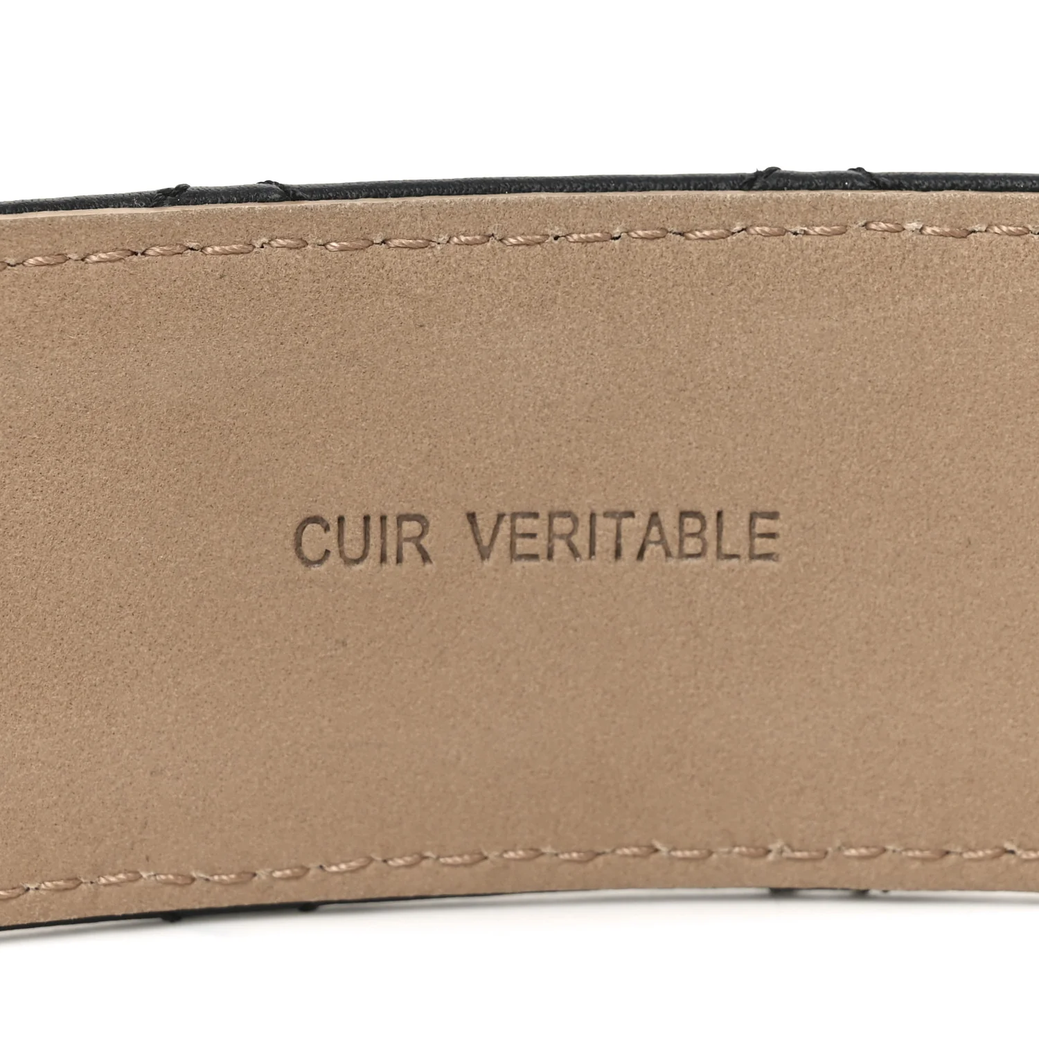Lambskin Quilted CC Belt 95 38 Black - Image 6
