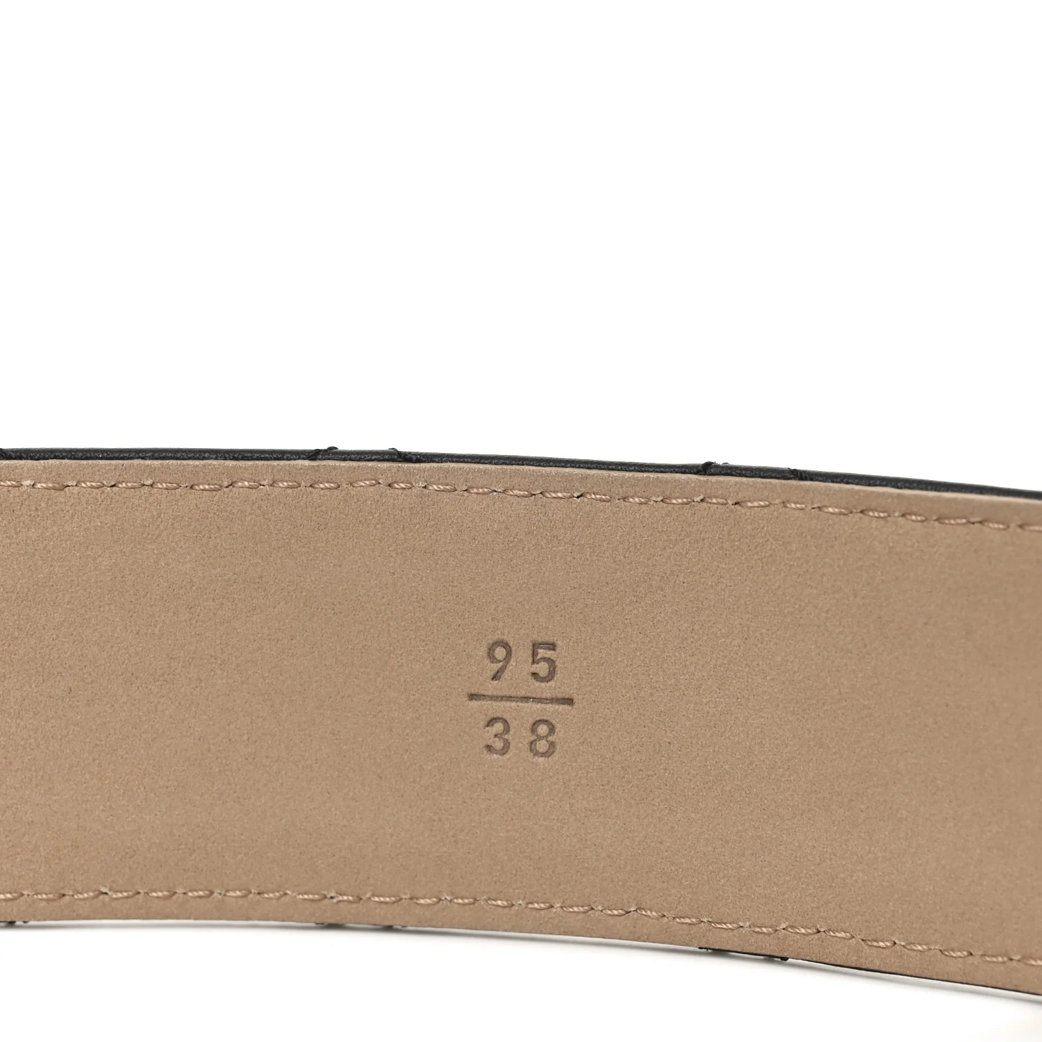 Lambskin Quilted CC Belt 95 38 Black - Image 7